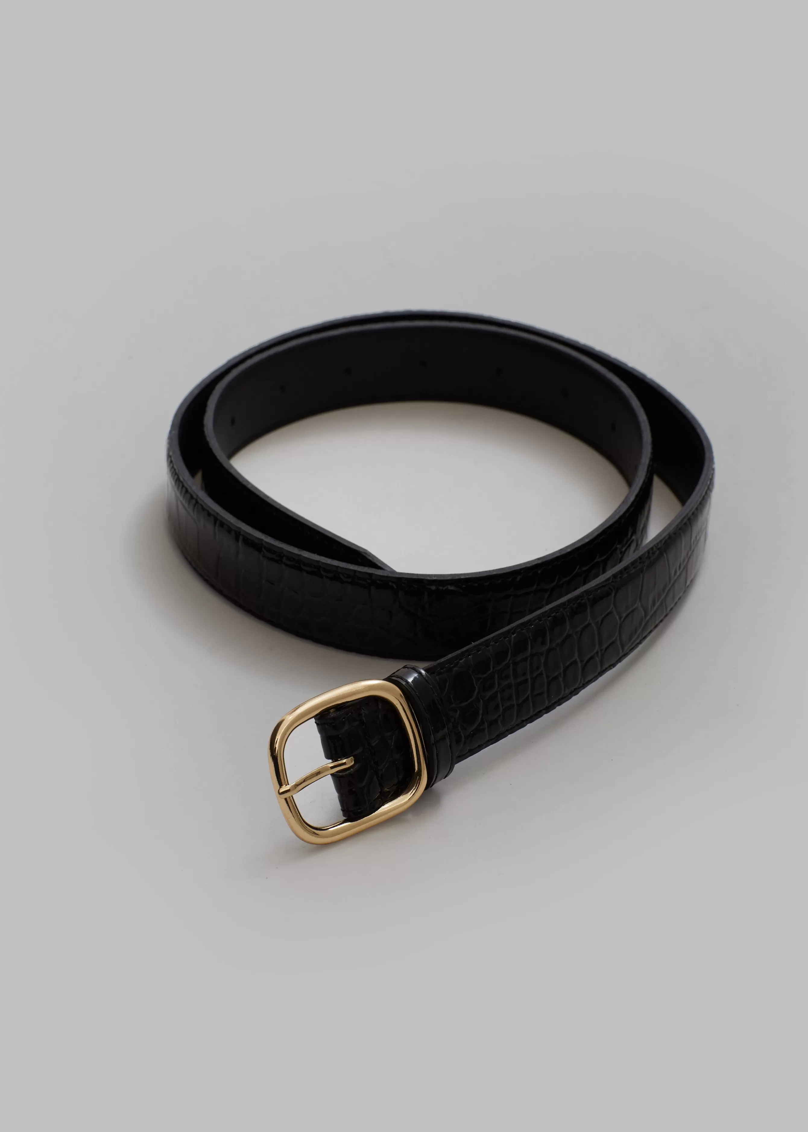 Women The Frankie Shop Kyron Croc-Effect Belt