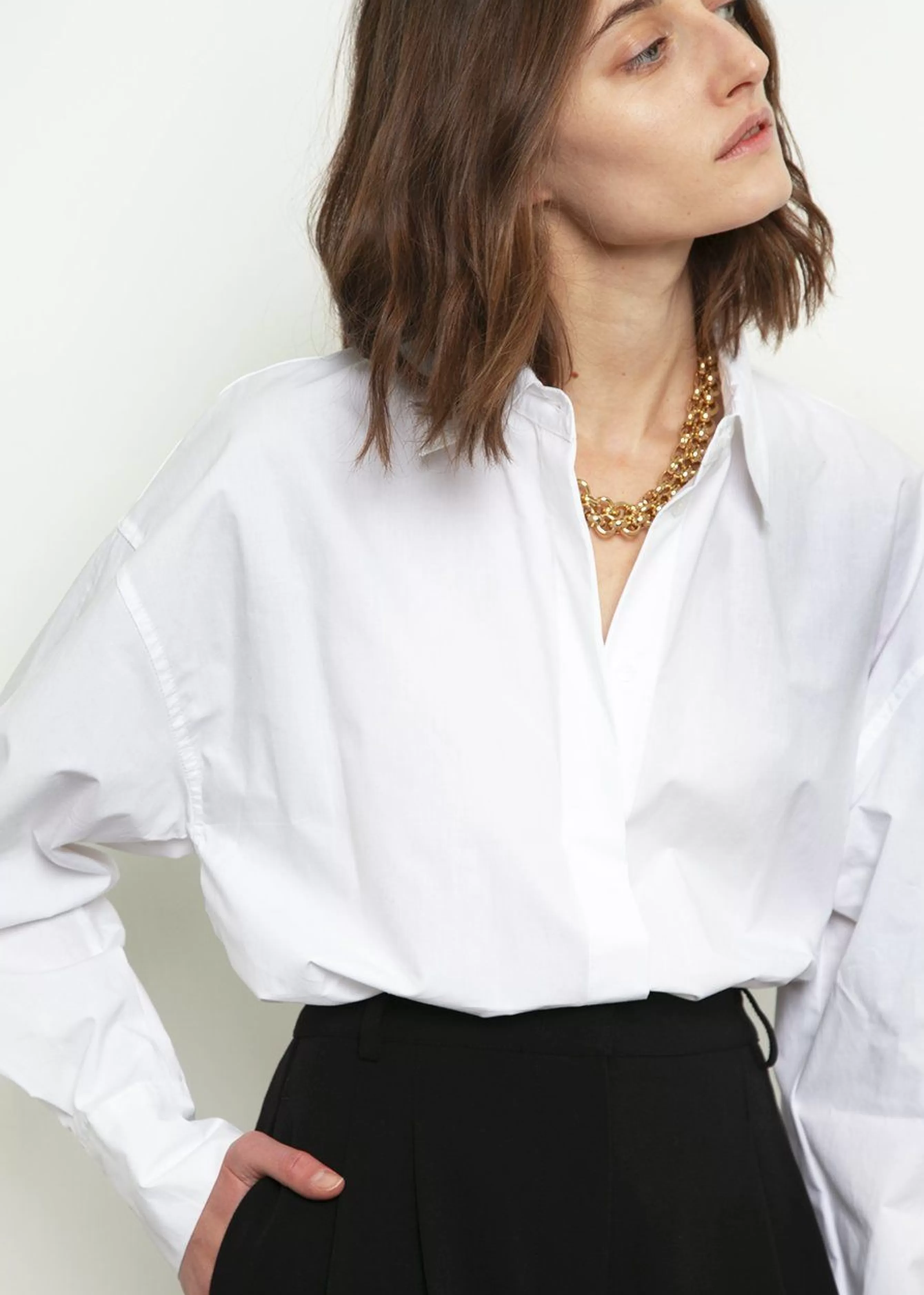 Women The Frankie Shop Lakely Oversized Button Down Shirt