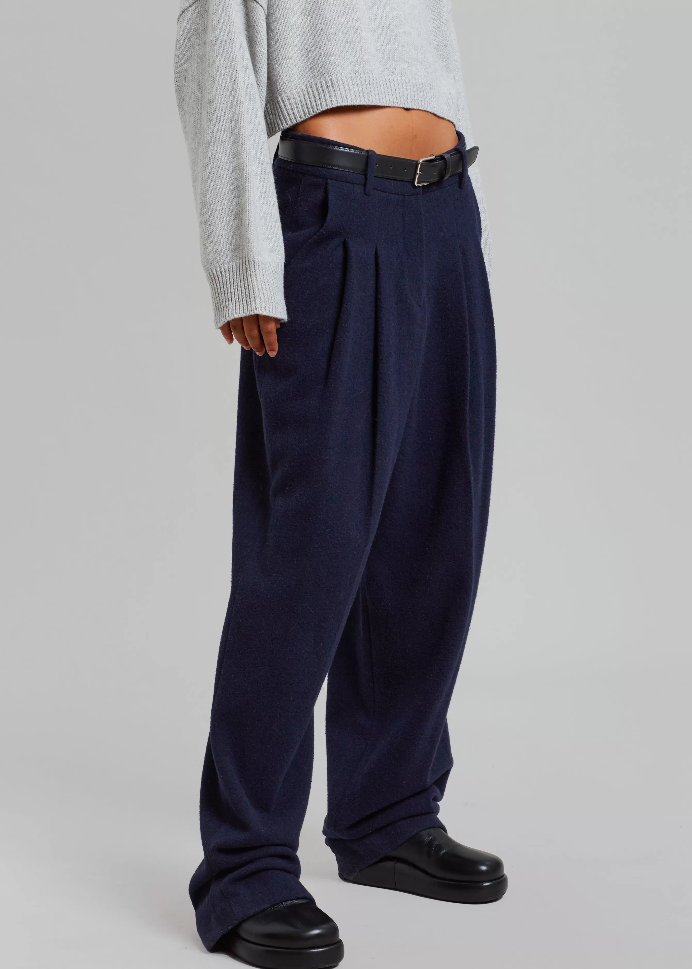 Women The Frankie Shop Layton Wool Suit Pants