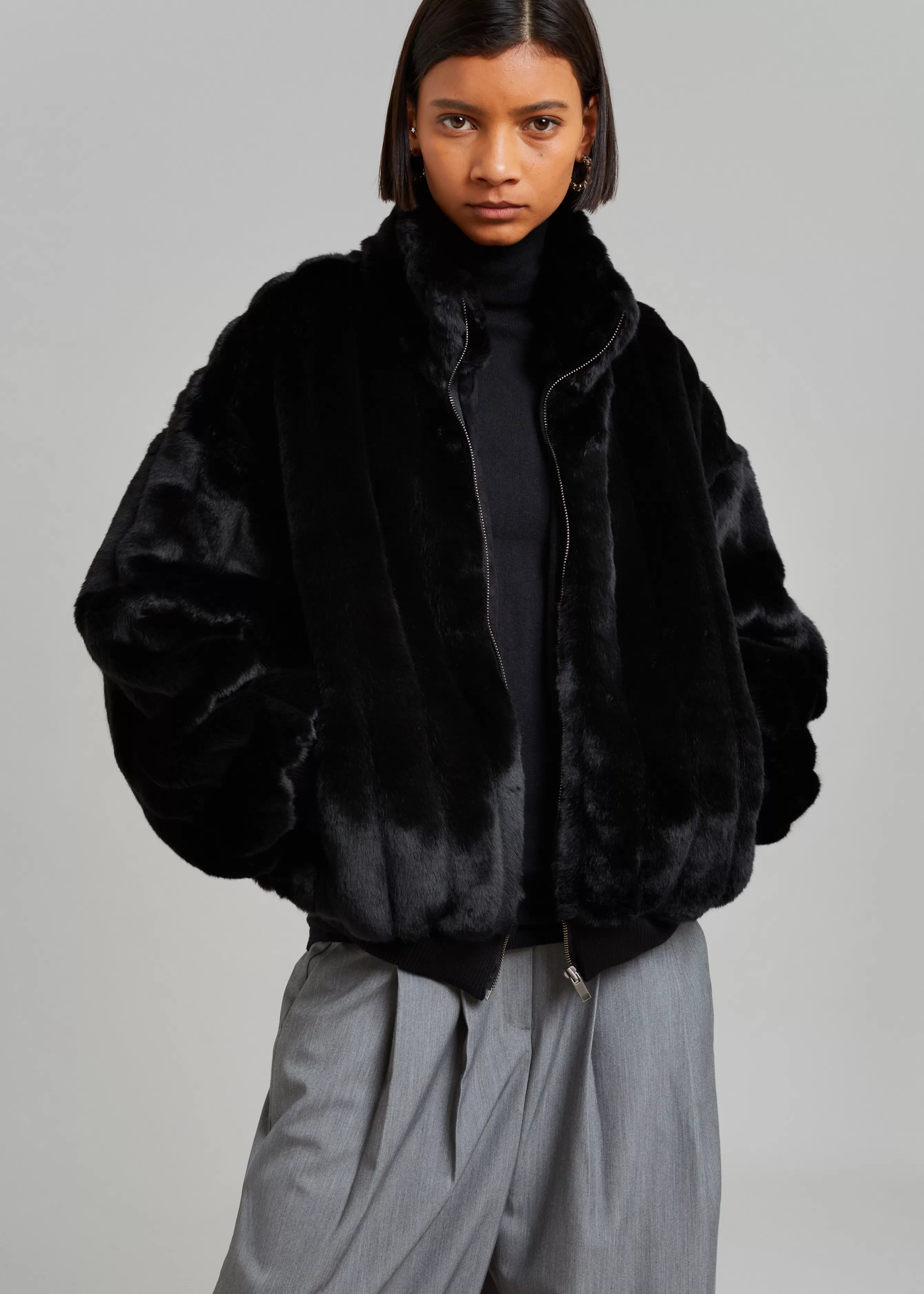 Women The Frankie Shop Lea Faux Fur Jacket