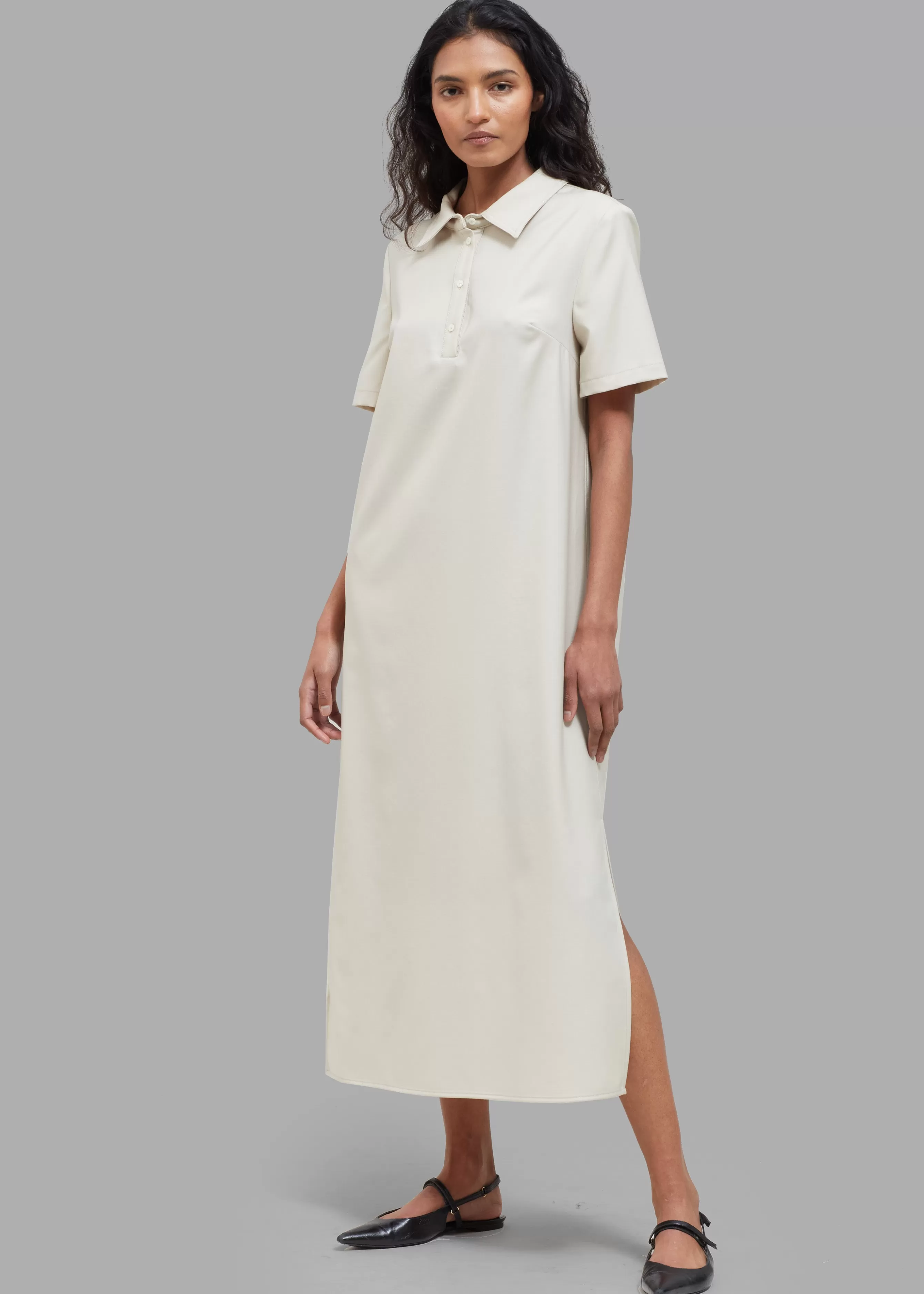 Women The Frankie Shop Loulou Studio Bira Polo Shirt Dress