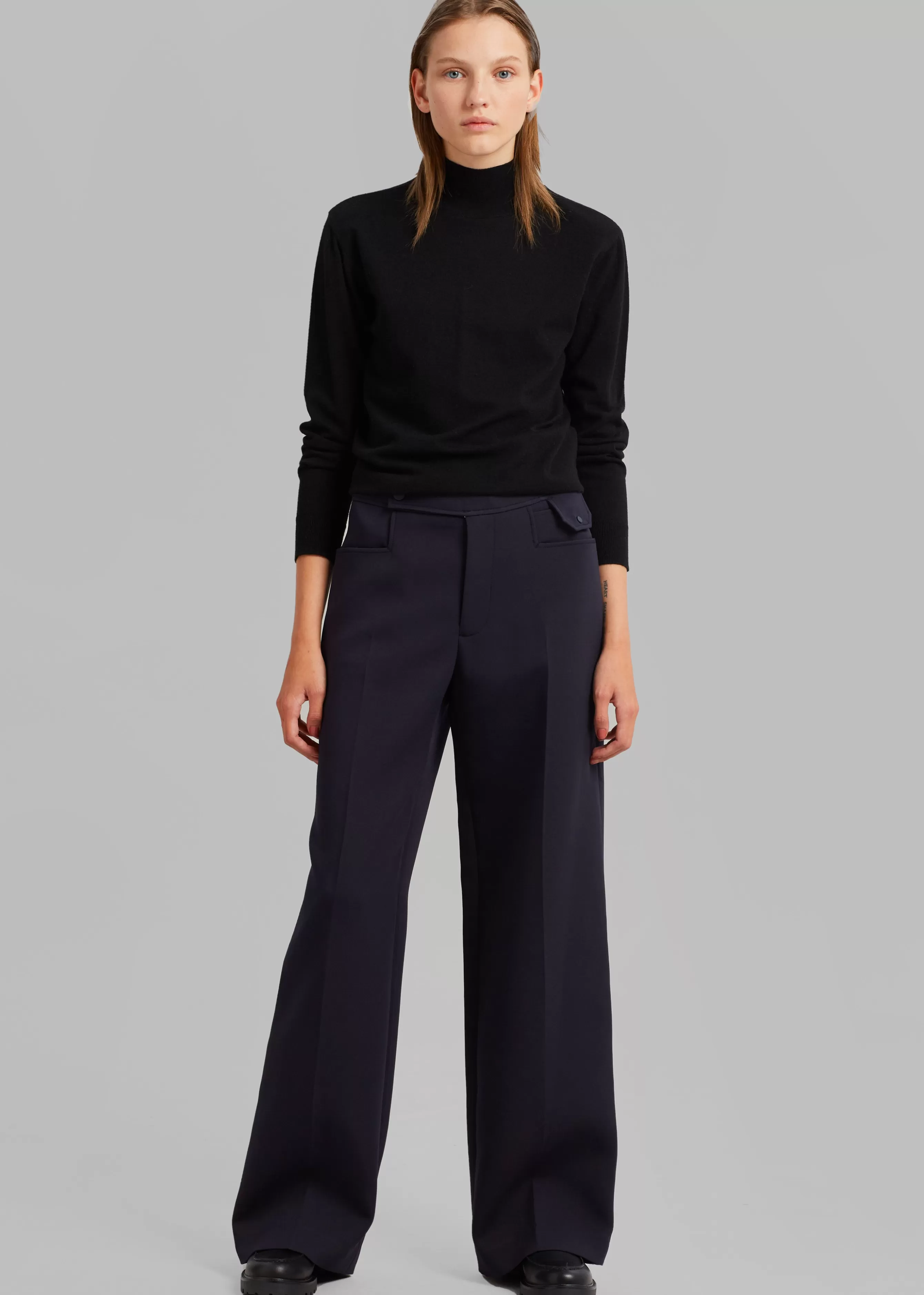 Women The Frankie Shop Low Classic Pocket Point Pants