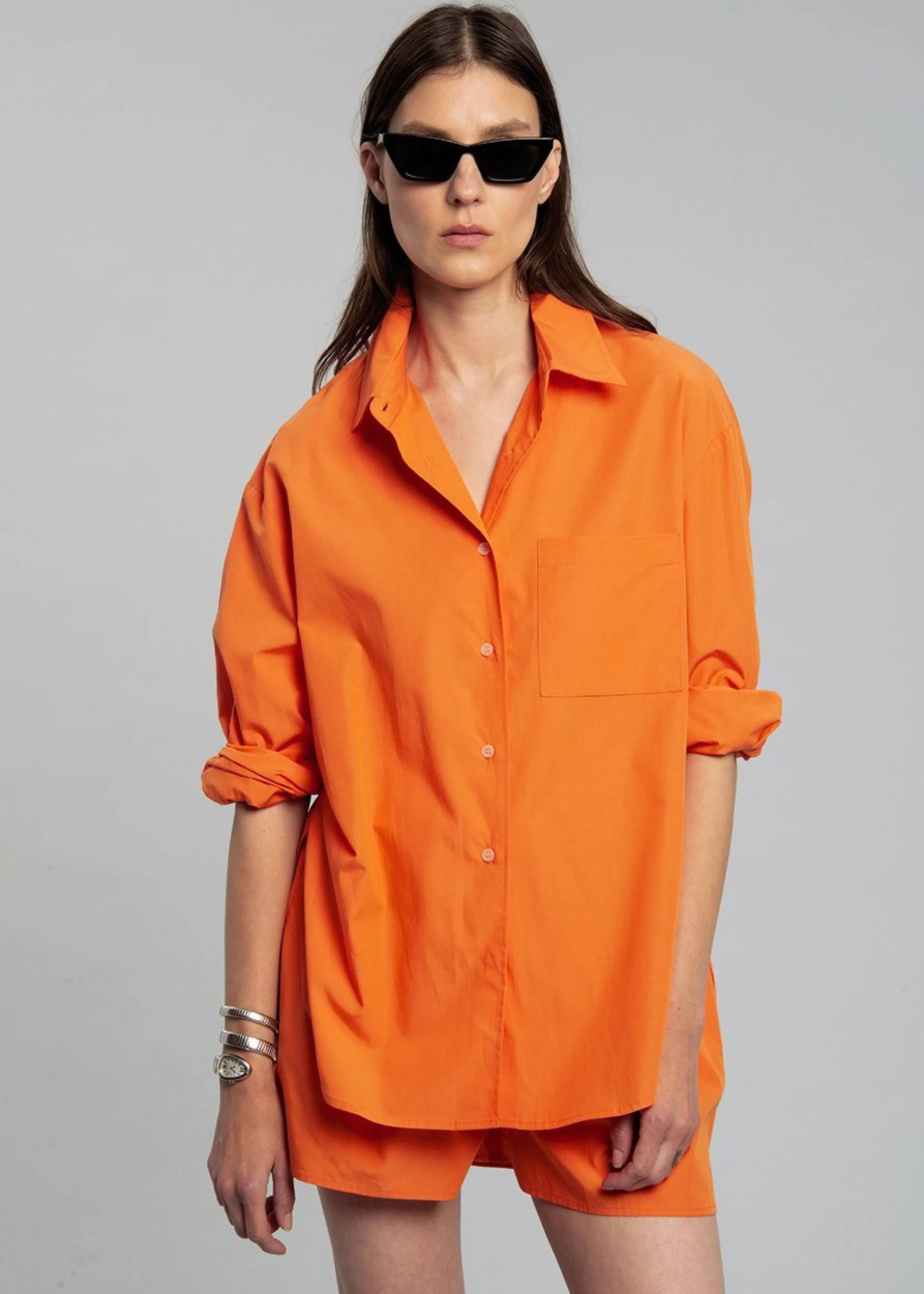 Women The Frankie Shop Lui Cotton Shirt