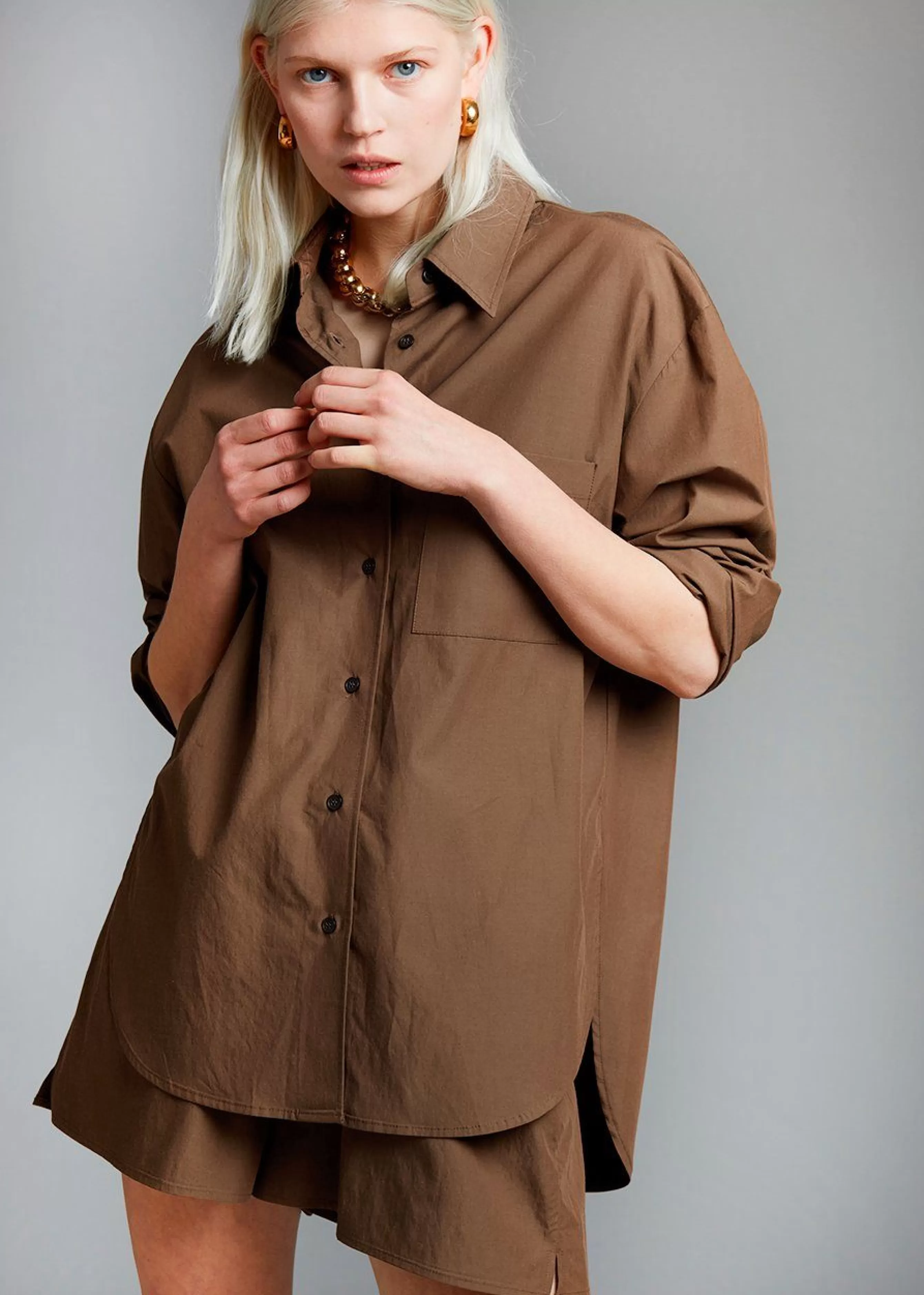 Women The Frankie Shop Lui Organic Cotton Shirt