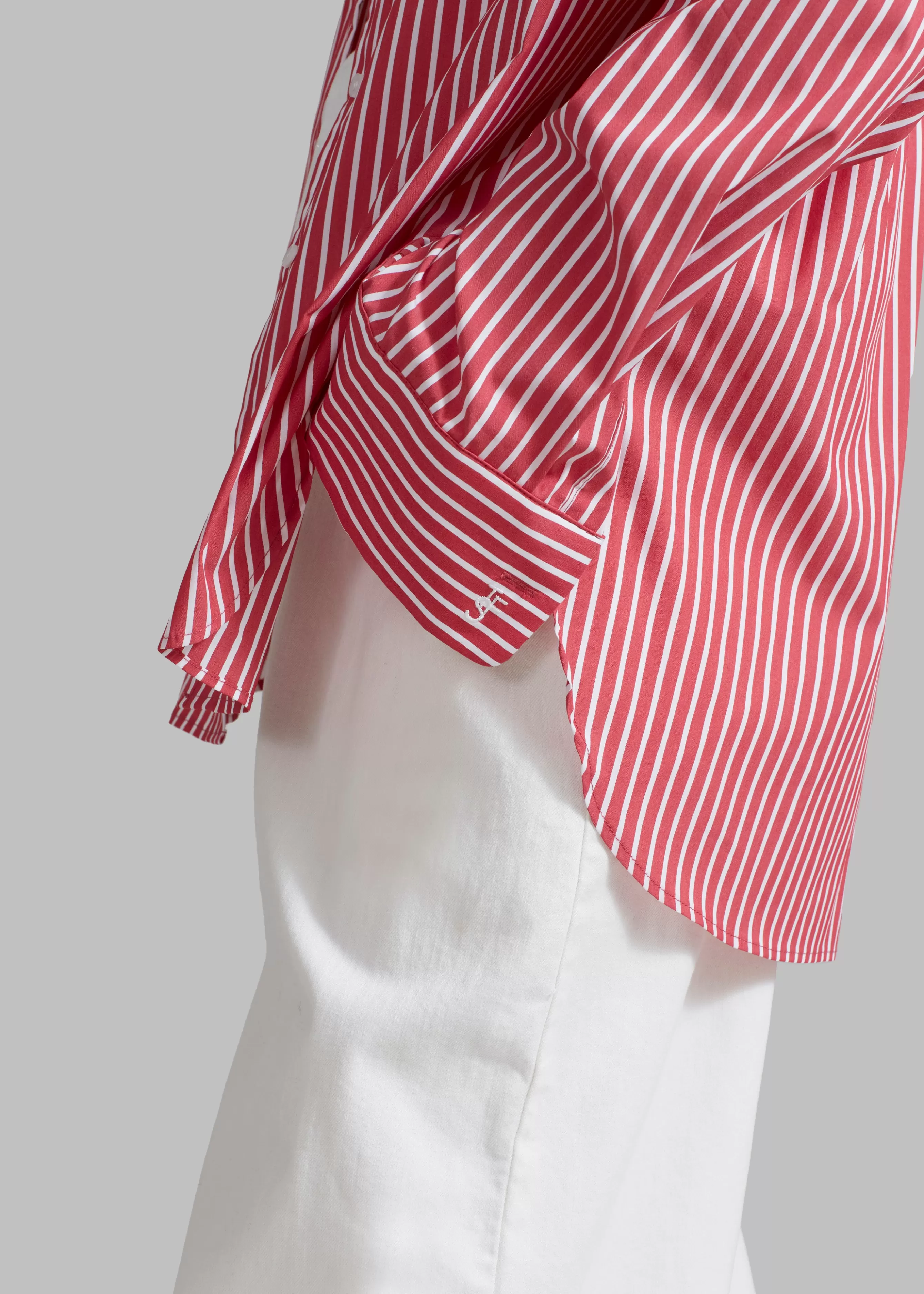 Women The Frankie Shop Lui Thin Stripe Shirt