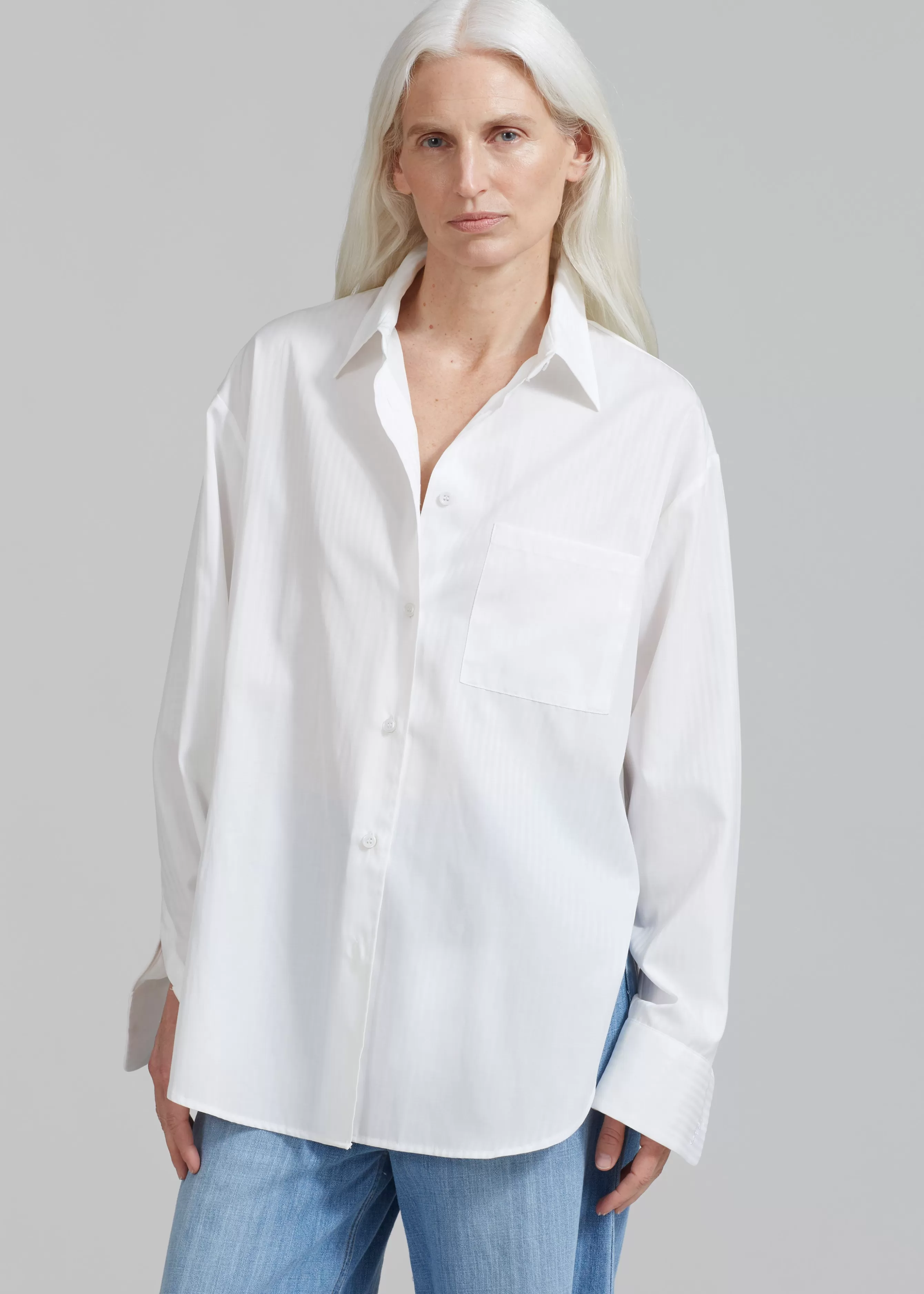 Women The Frankie Shop Lui White Shirt