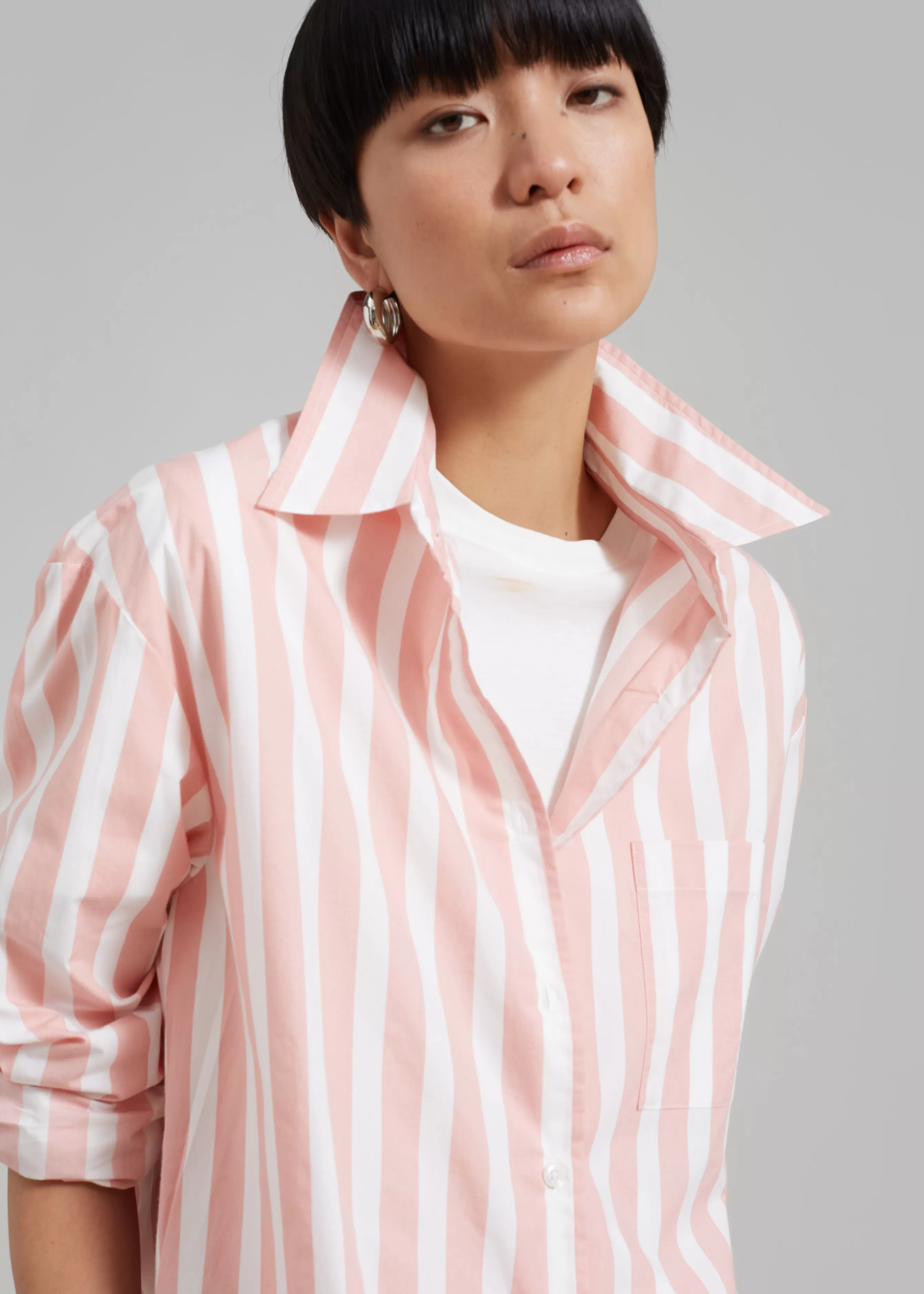 Women The Frankie Shop Lui Wide Stripes Shirt