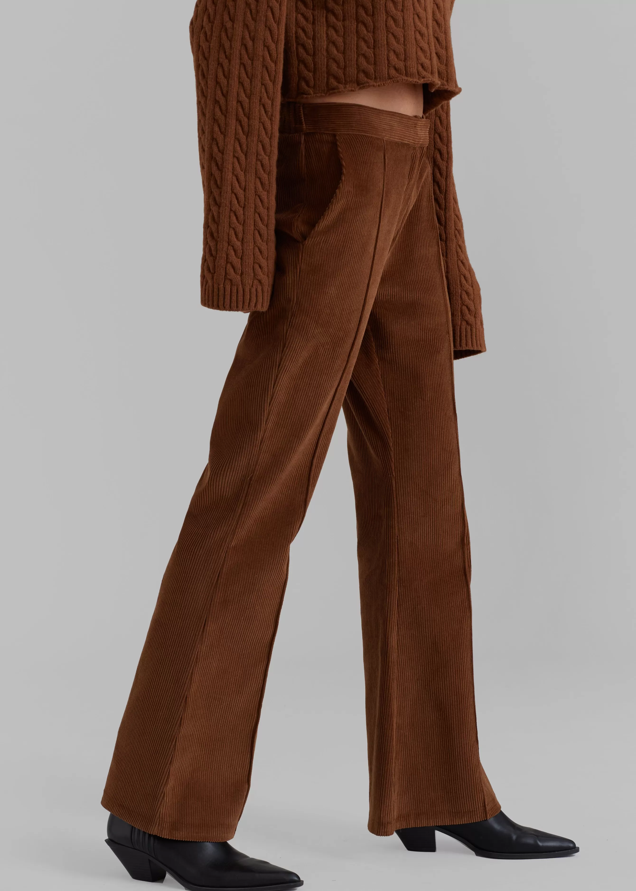 Women The Frankie Shop Lydian Corduroy Flare Pants