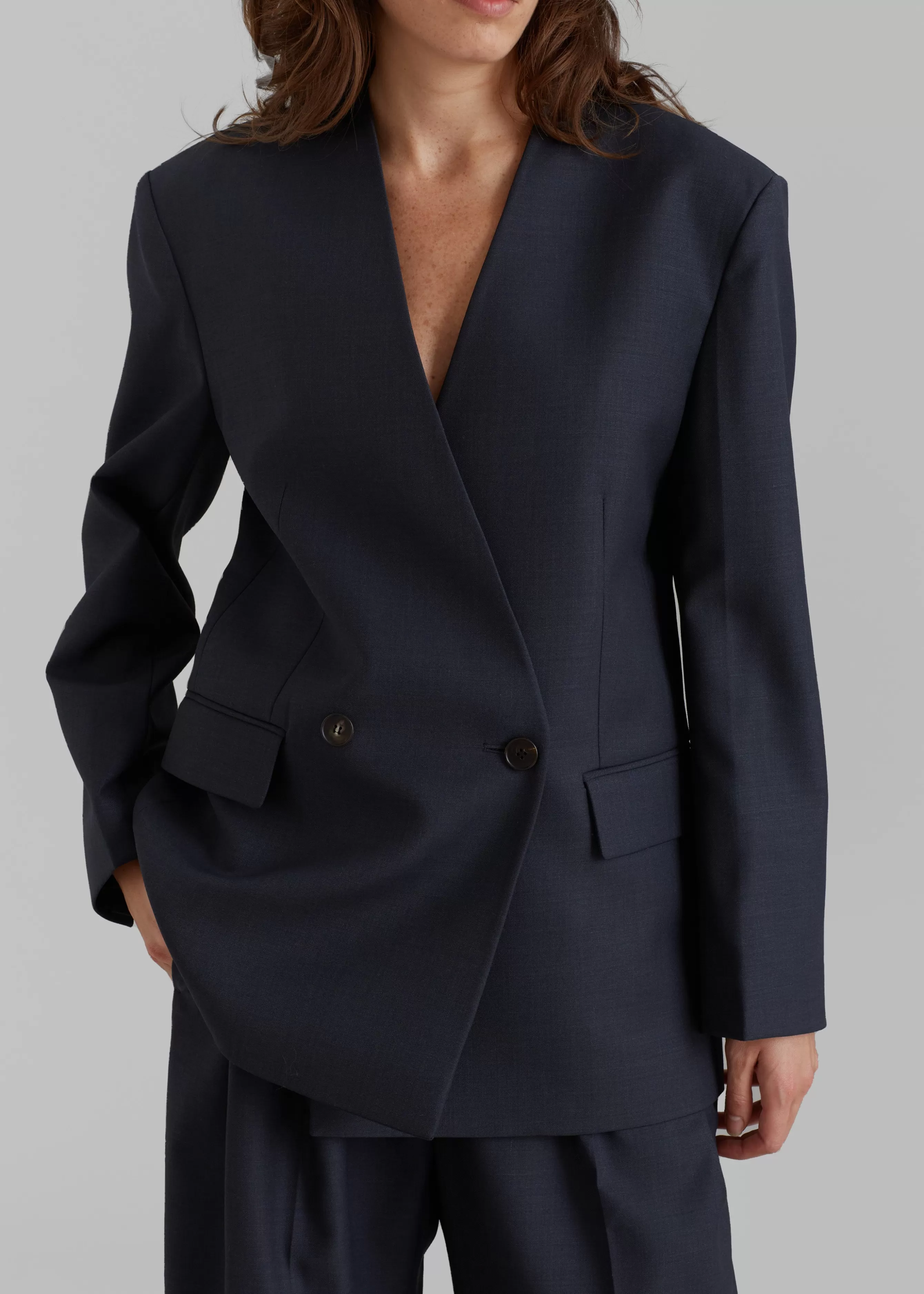 Women The Frankie Shop Lyxe Collarless Blazer