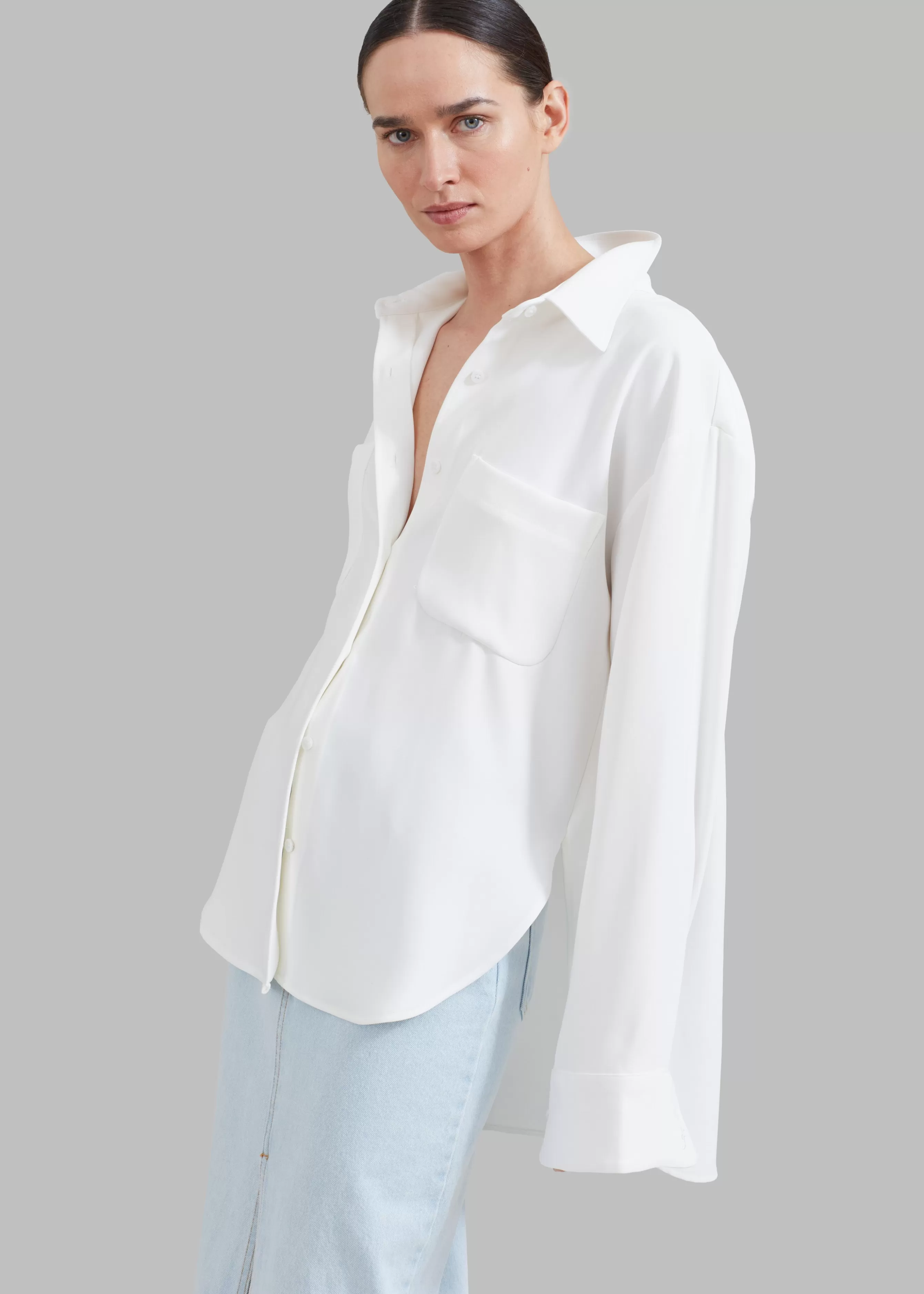 Women The Frankie Shop Macie Pocket Shirt