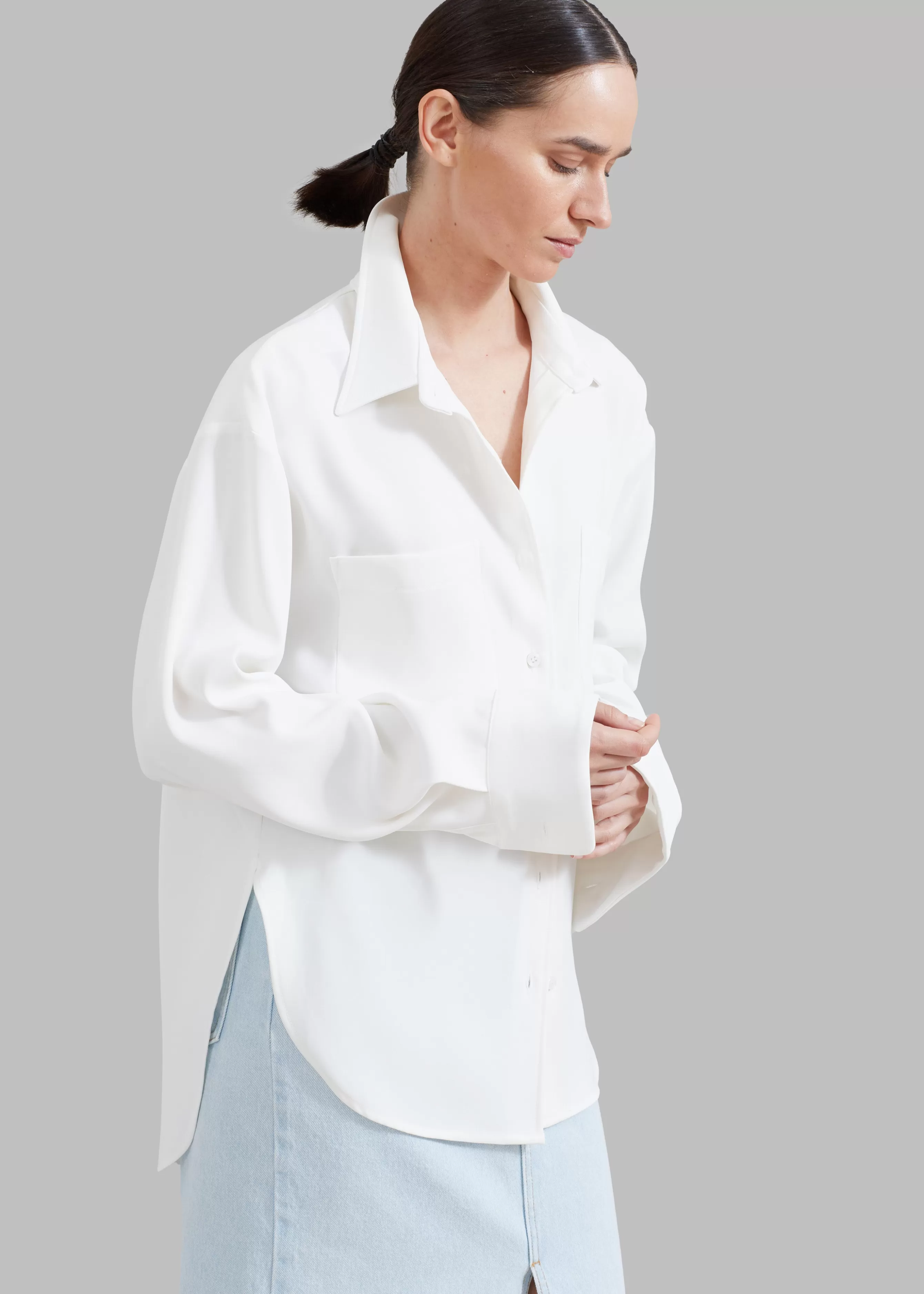 Women The Frankie Shop Macie Pocket Shirt