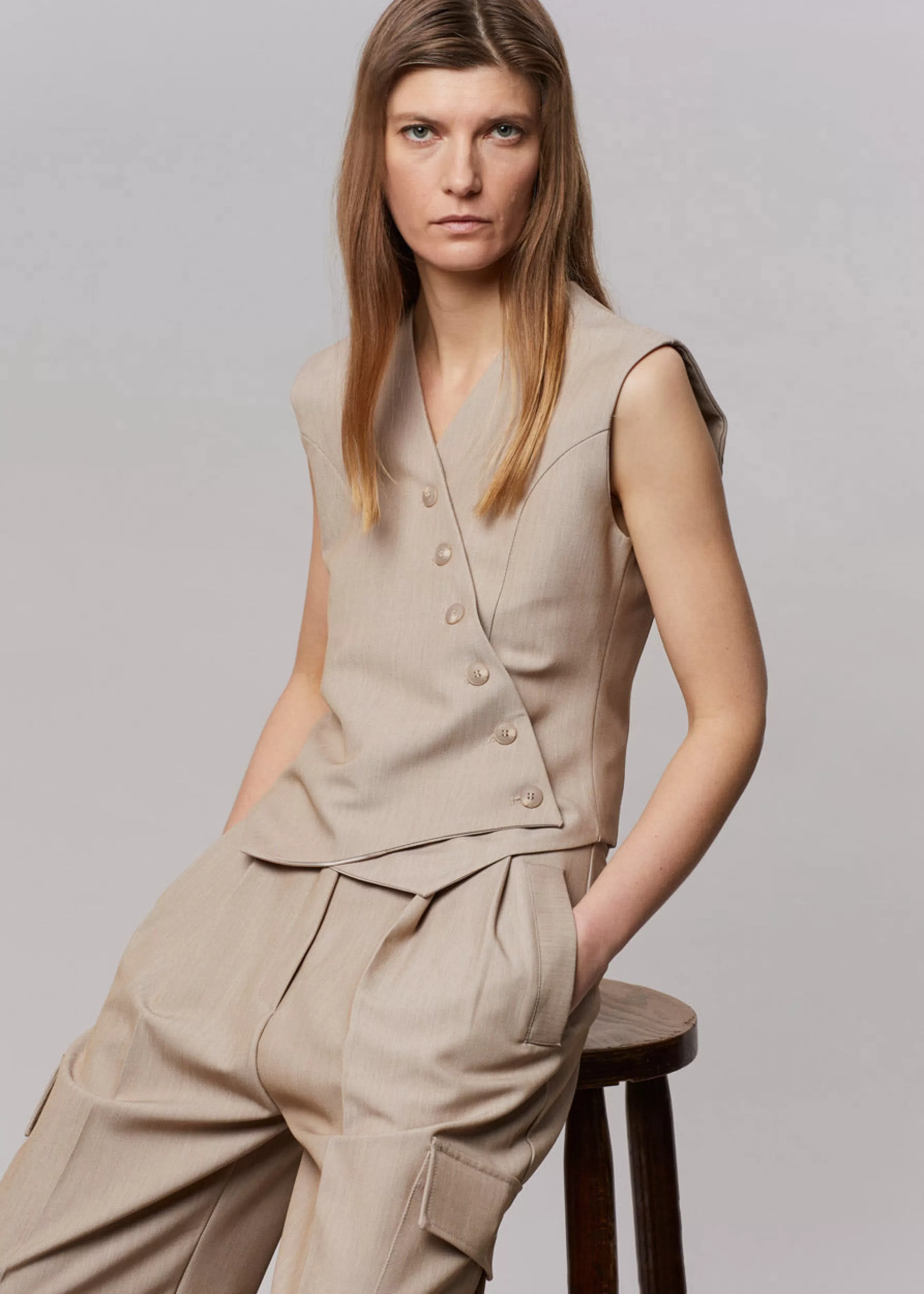 Women The Frankie Shop Maesa Cross Vest