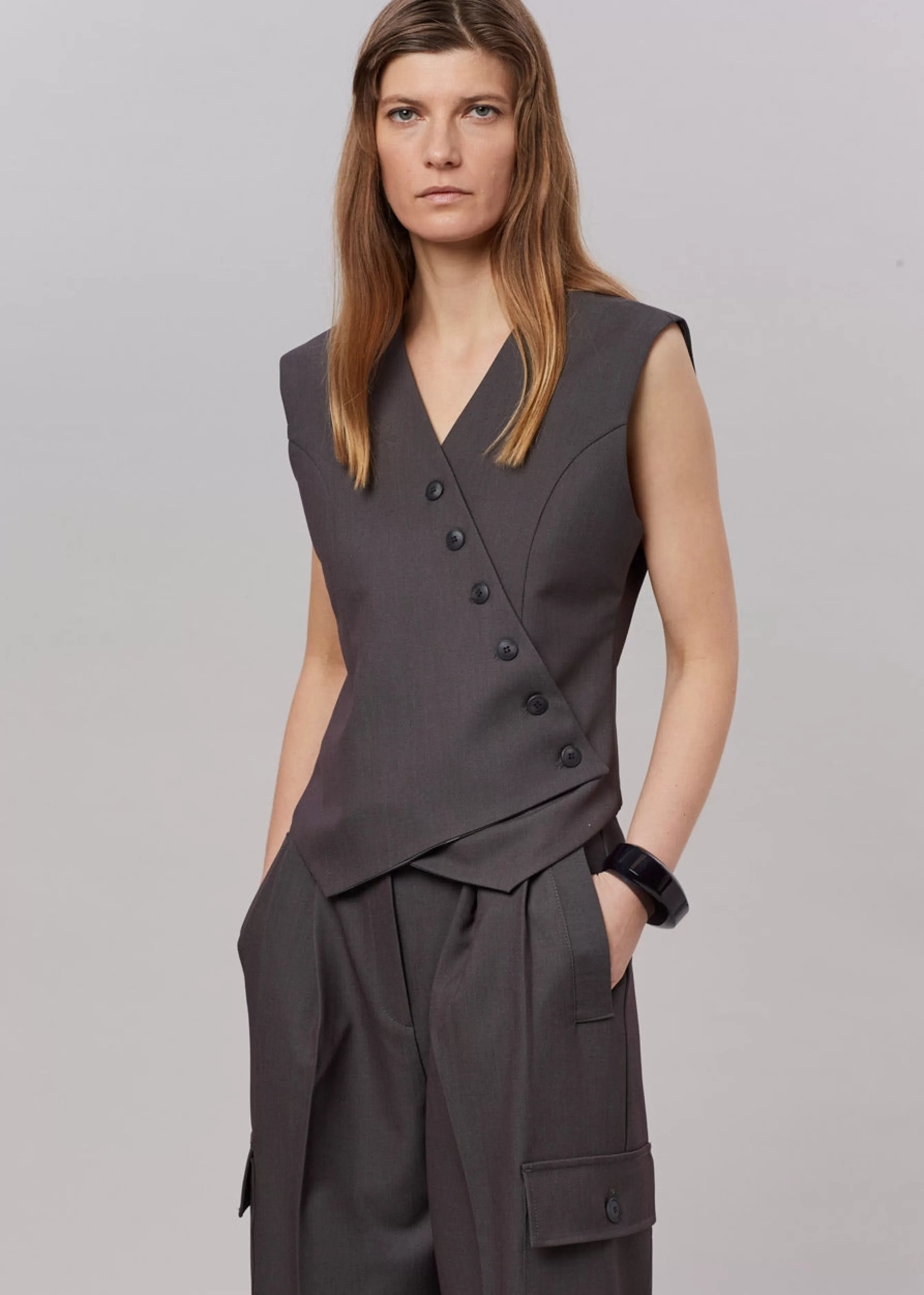 Women The Frankie Shop Maesa Cross Vest