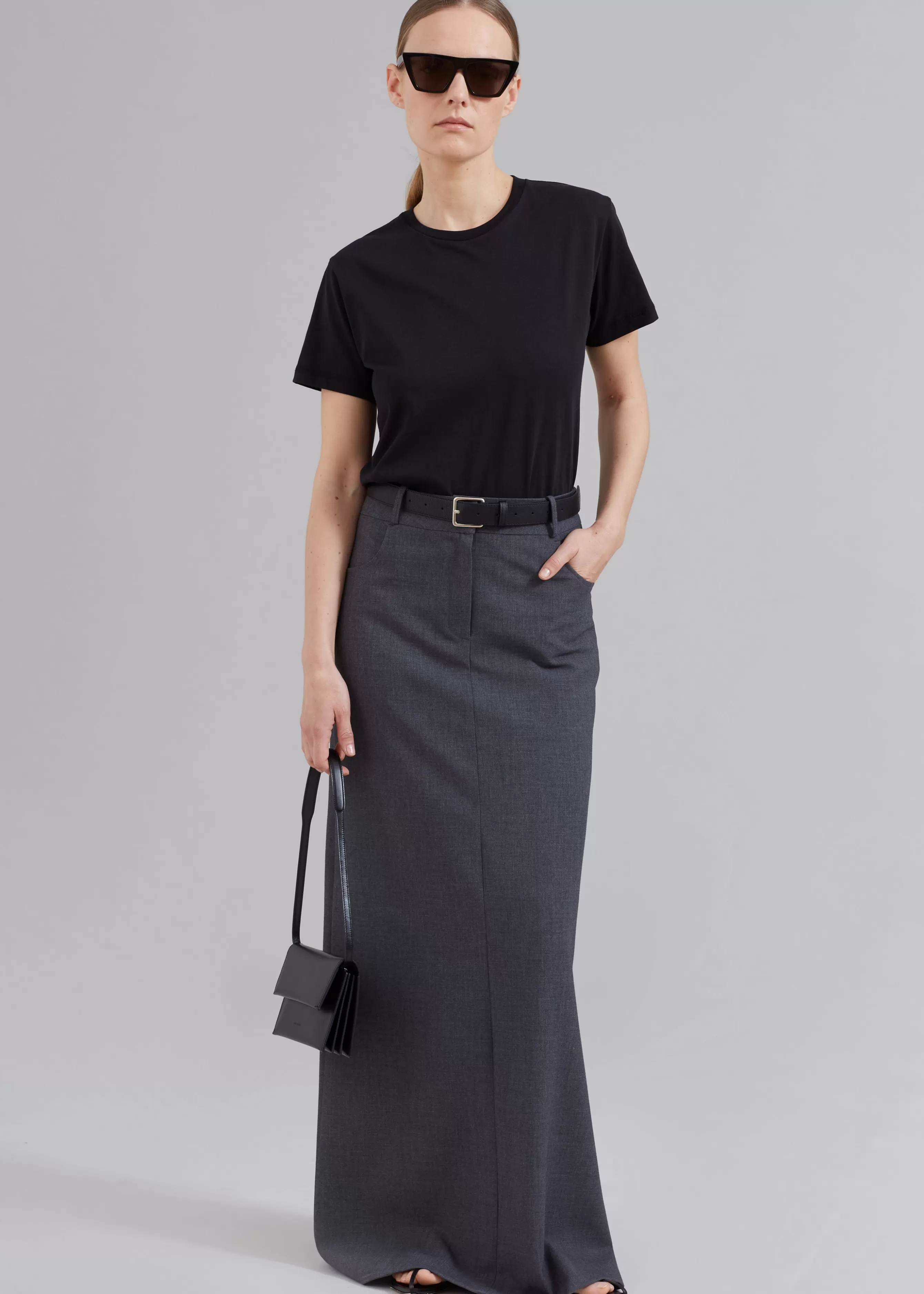 Women The Frankie Shop Malvo Long Pencil Skirt