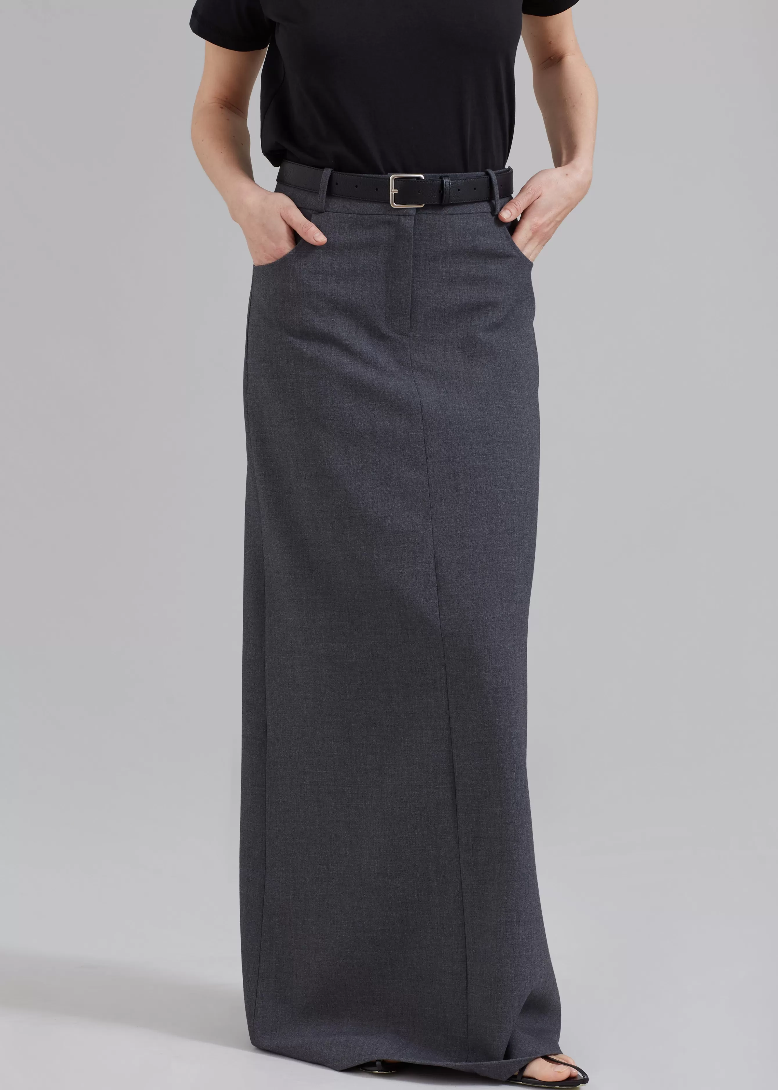 Women The Frankie Shop Malvo Long Pencil Skirt