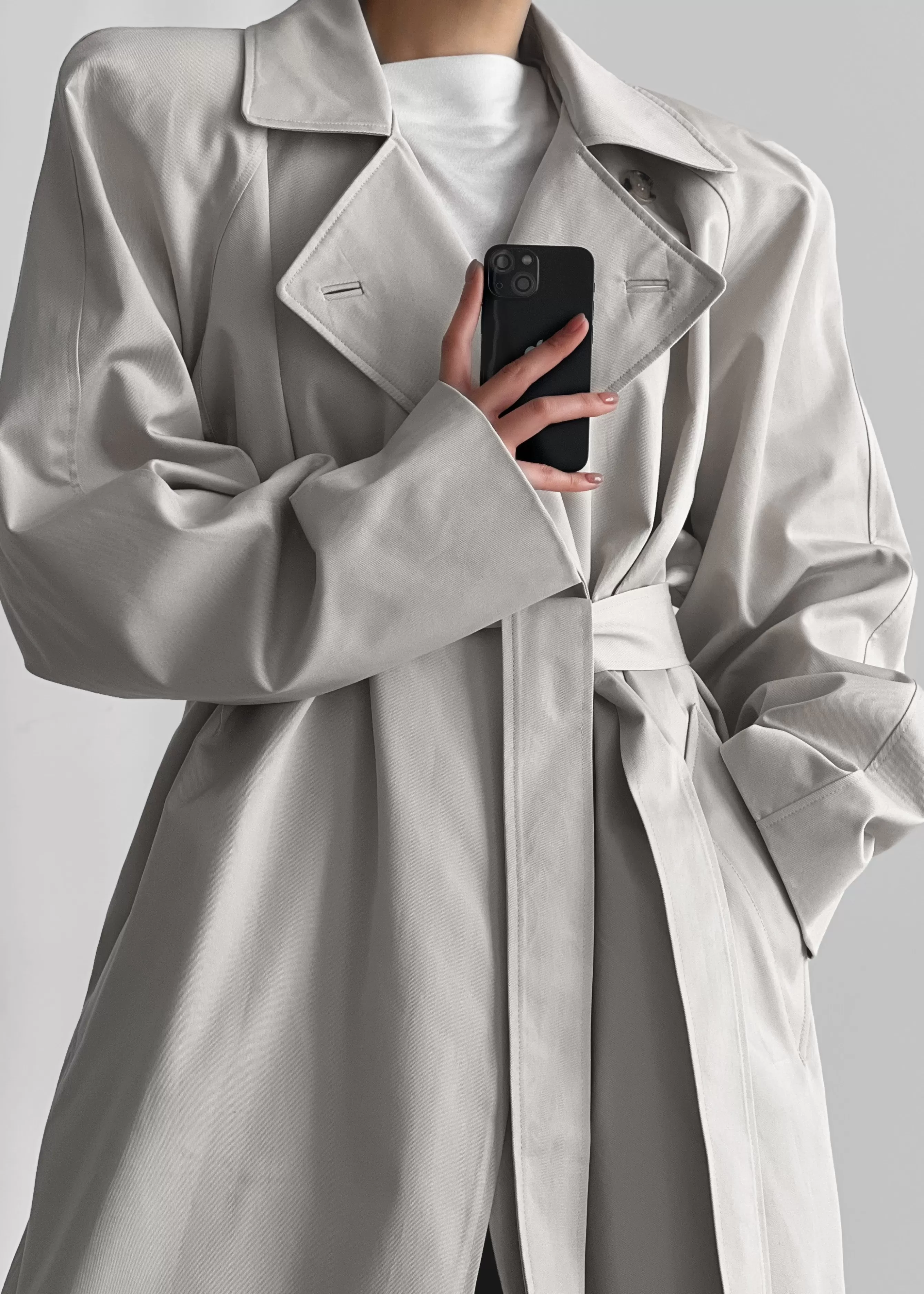 Women The Frankie Shop Marisol Box Shoulder Trench