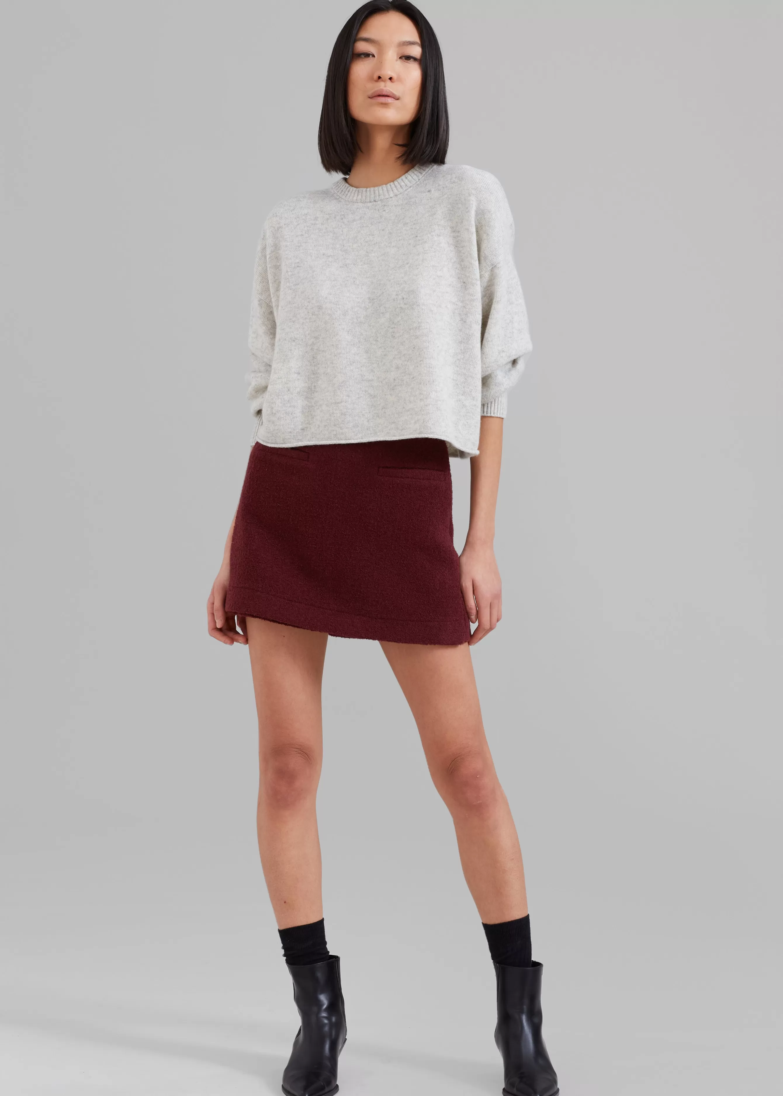 Women The Frankie Shop Marlan Rolled Edge Sweater