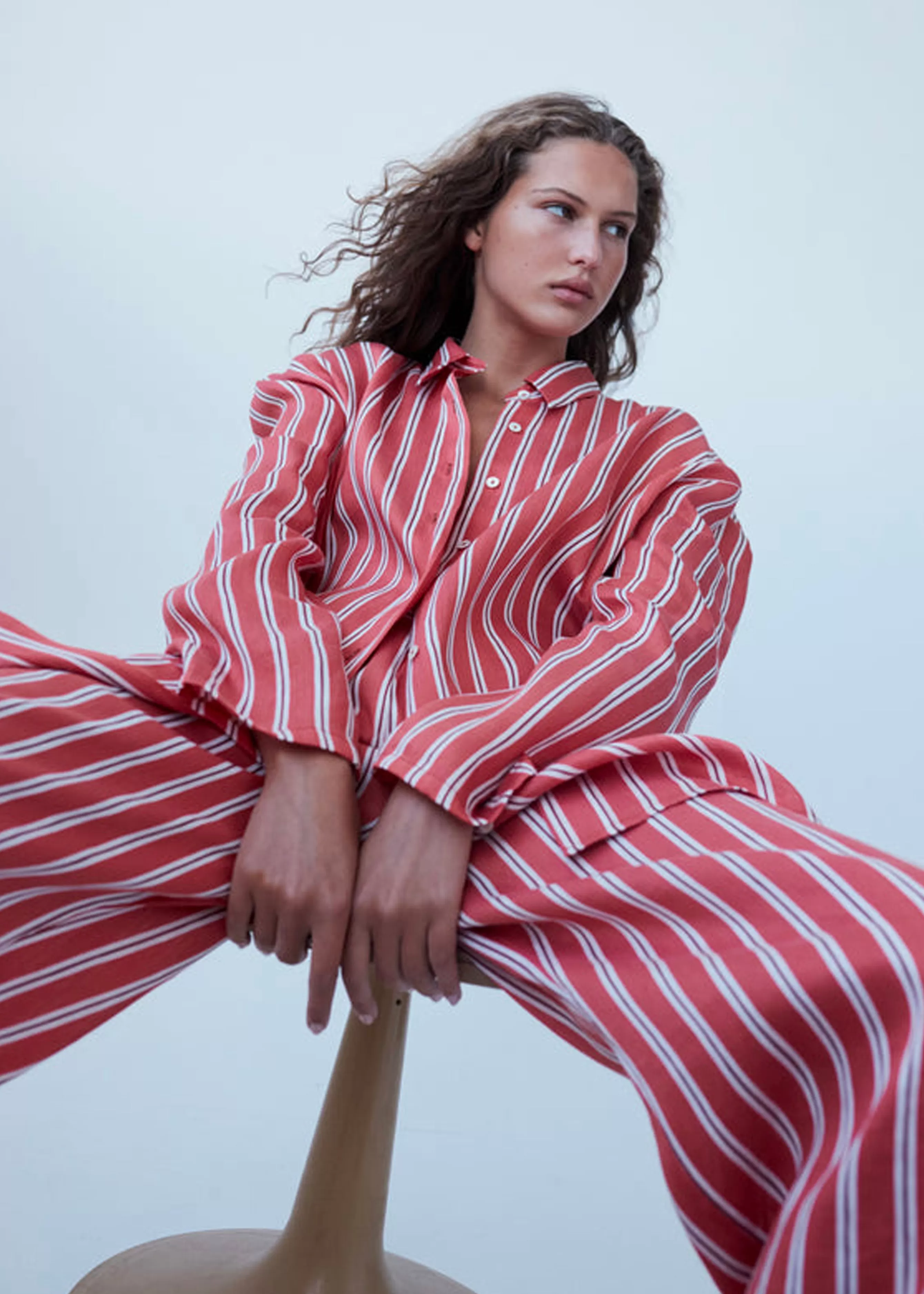 Women The Frankie Shop Matin Isola Stripe Shirt