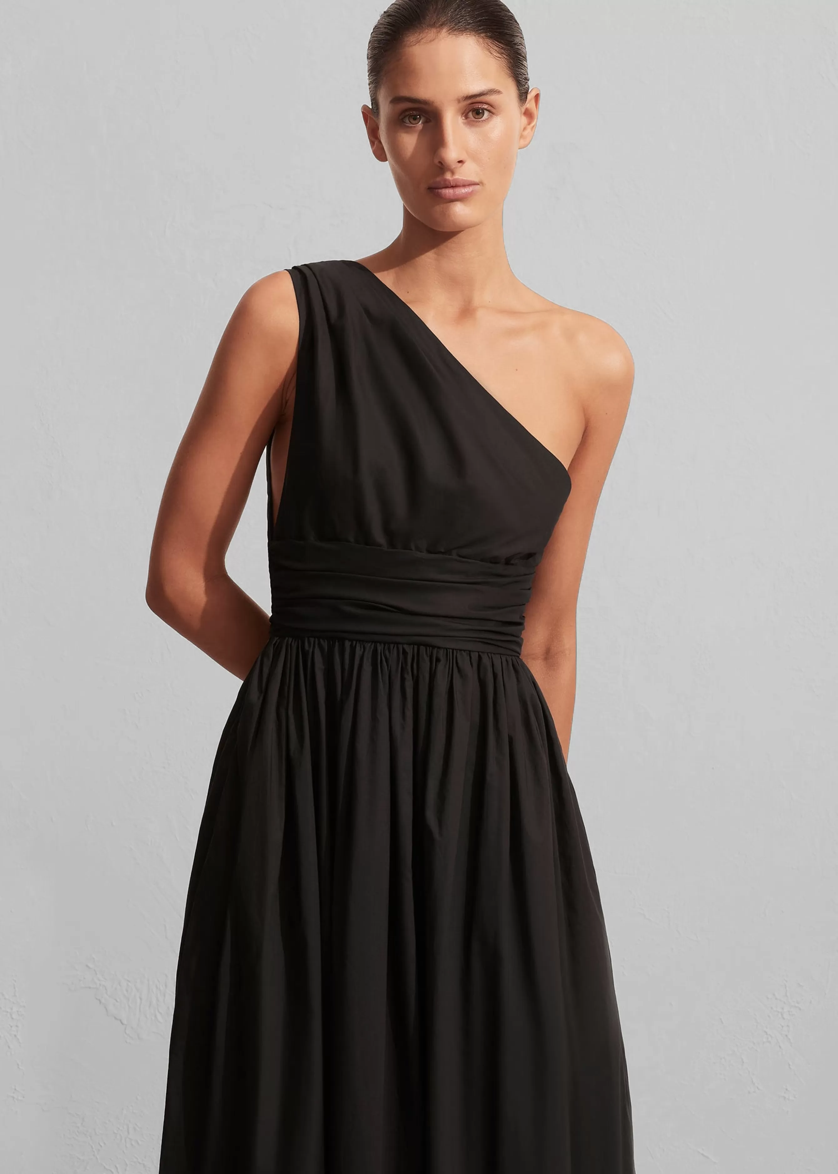 Women The Frankie Shop Matteau Gathered One Shoulder Dress