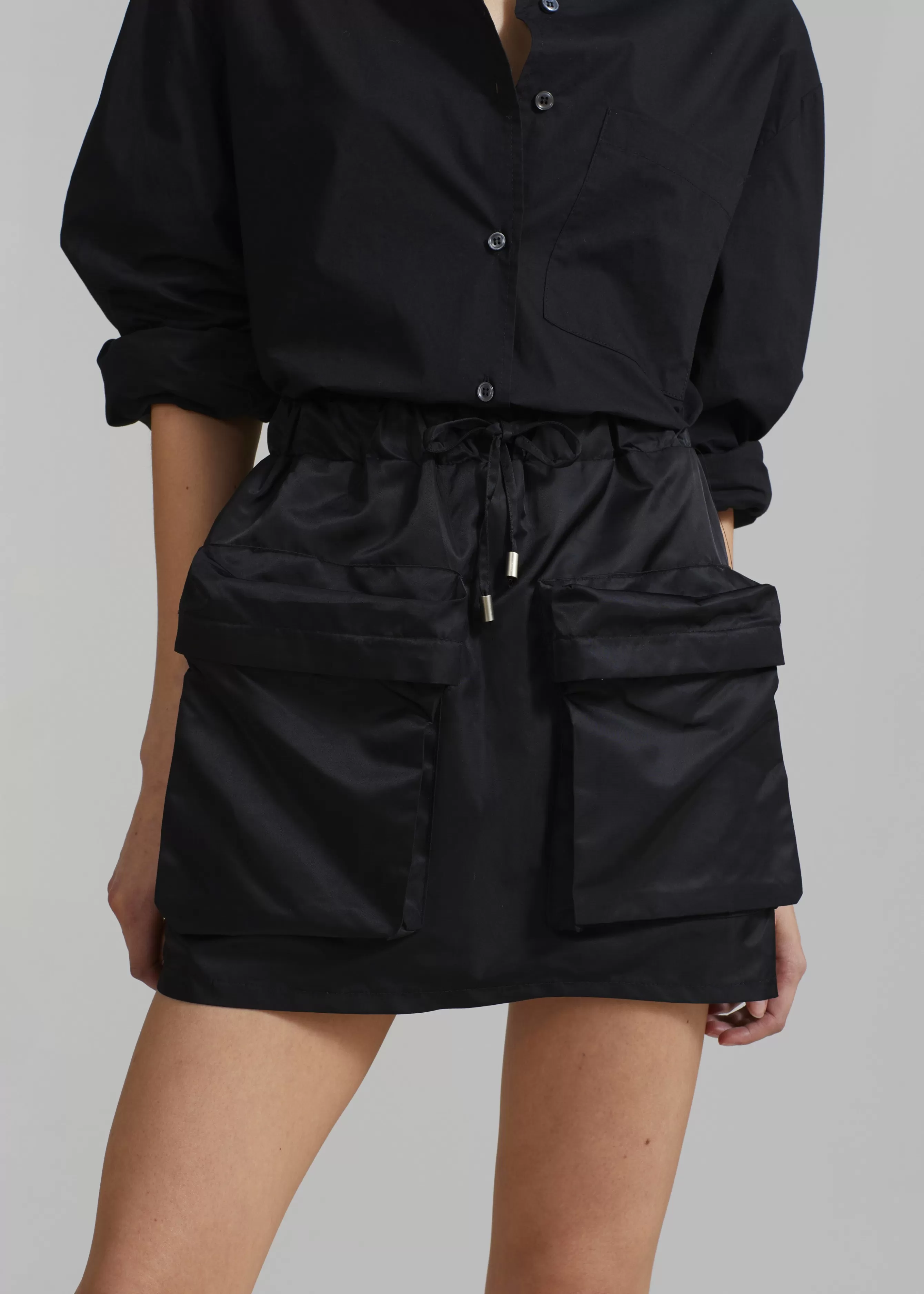 Women The Frankie Shop Neta Pocket Mini Skirt