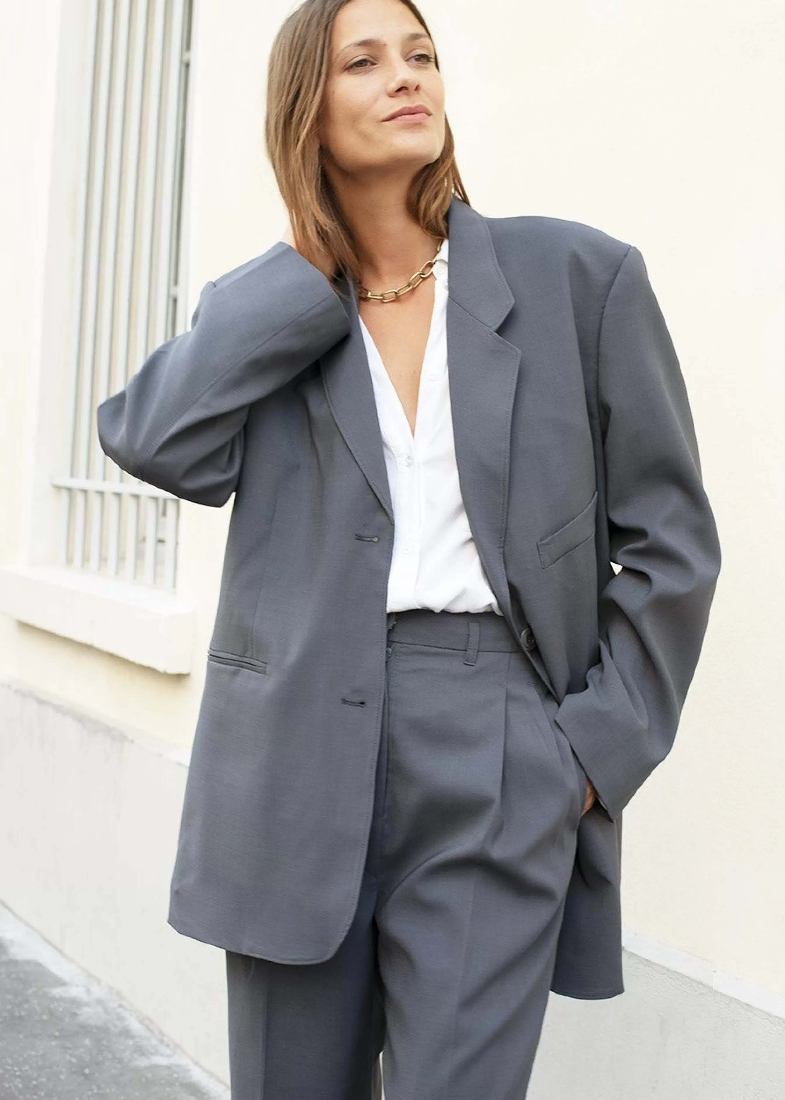 Women The Frankie Shop Notch Lapel Blazer