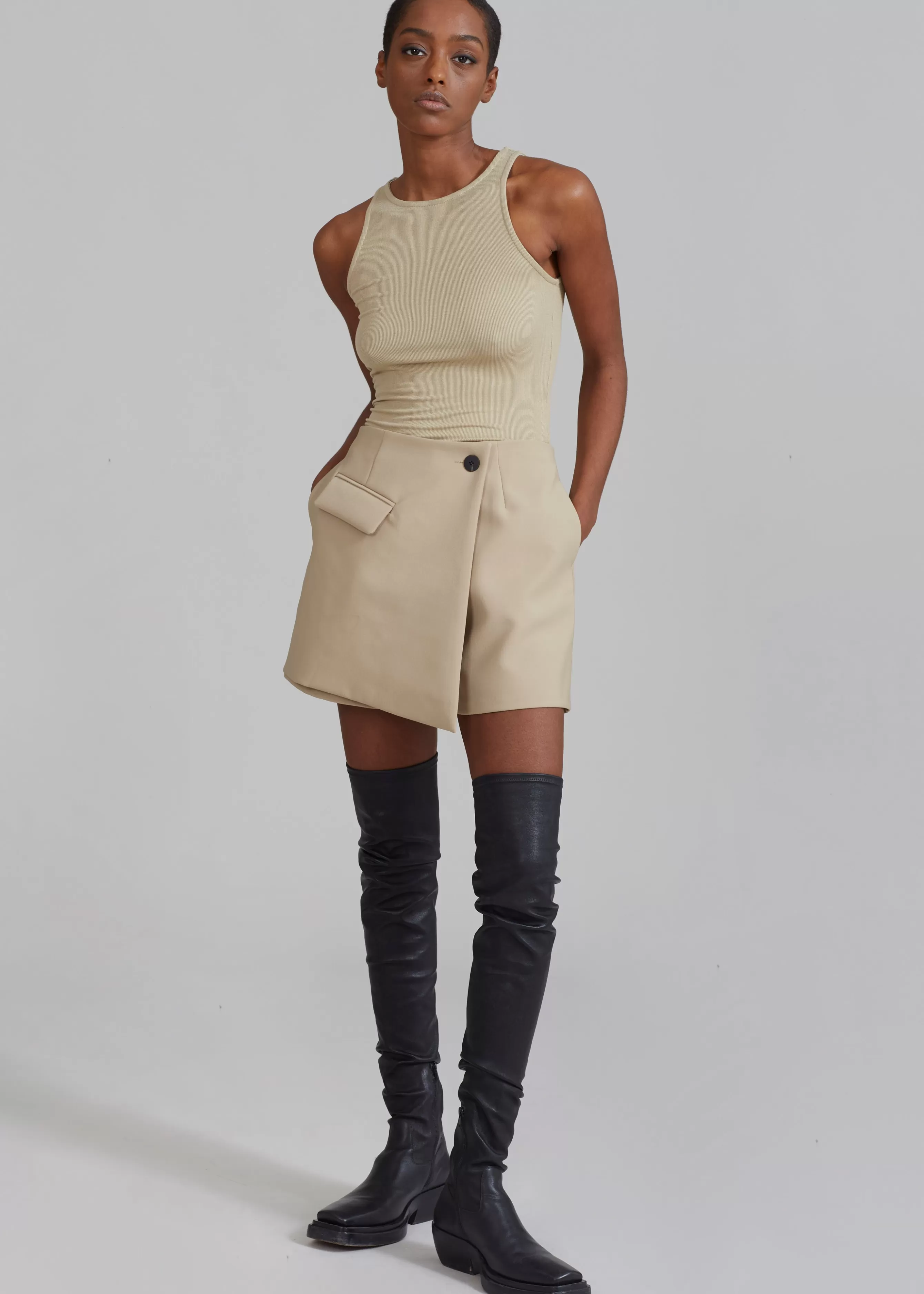 Women The Frankie Shop Paige Wrap Skort