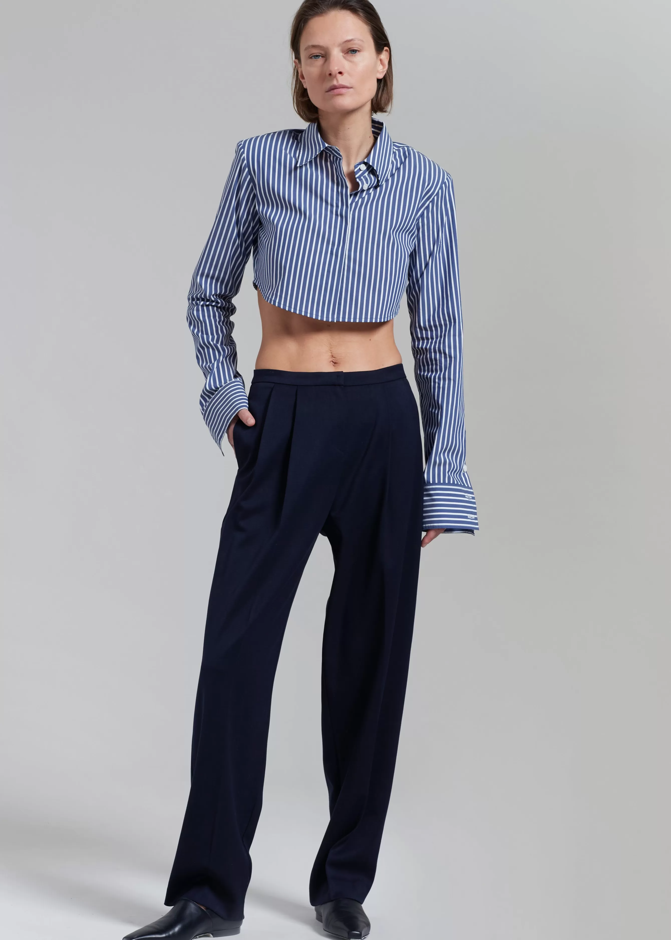 Women The Frankie Shop Phoenix Cropped Shirt