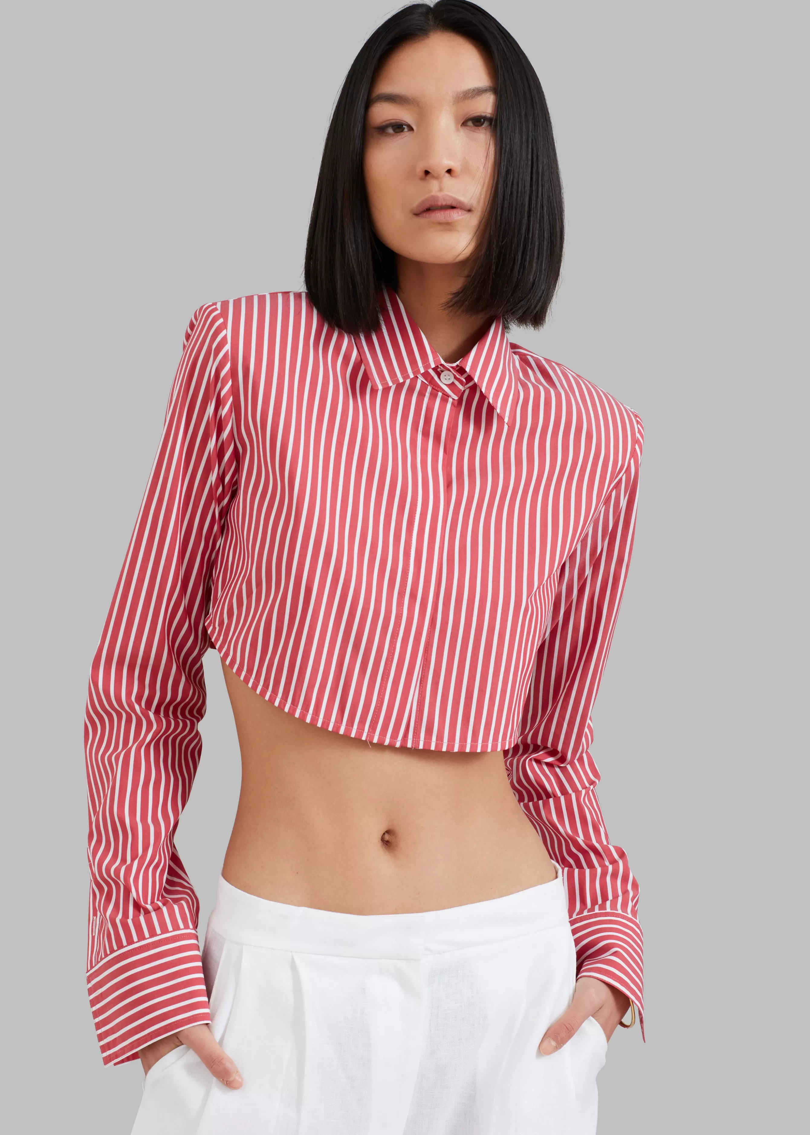 Women The Frankie Shop Phoenix Cropped Shirt