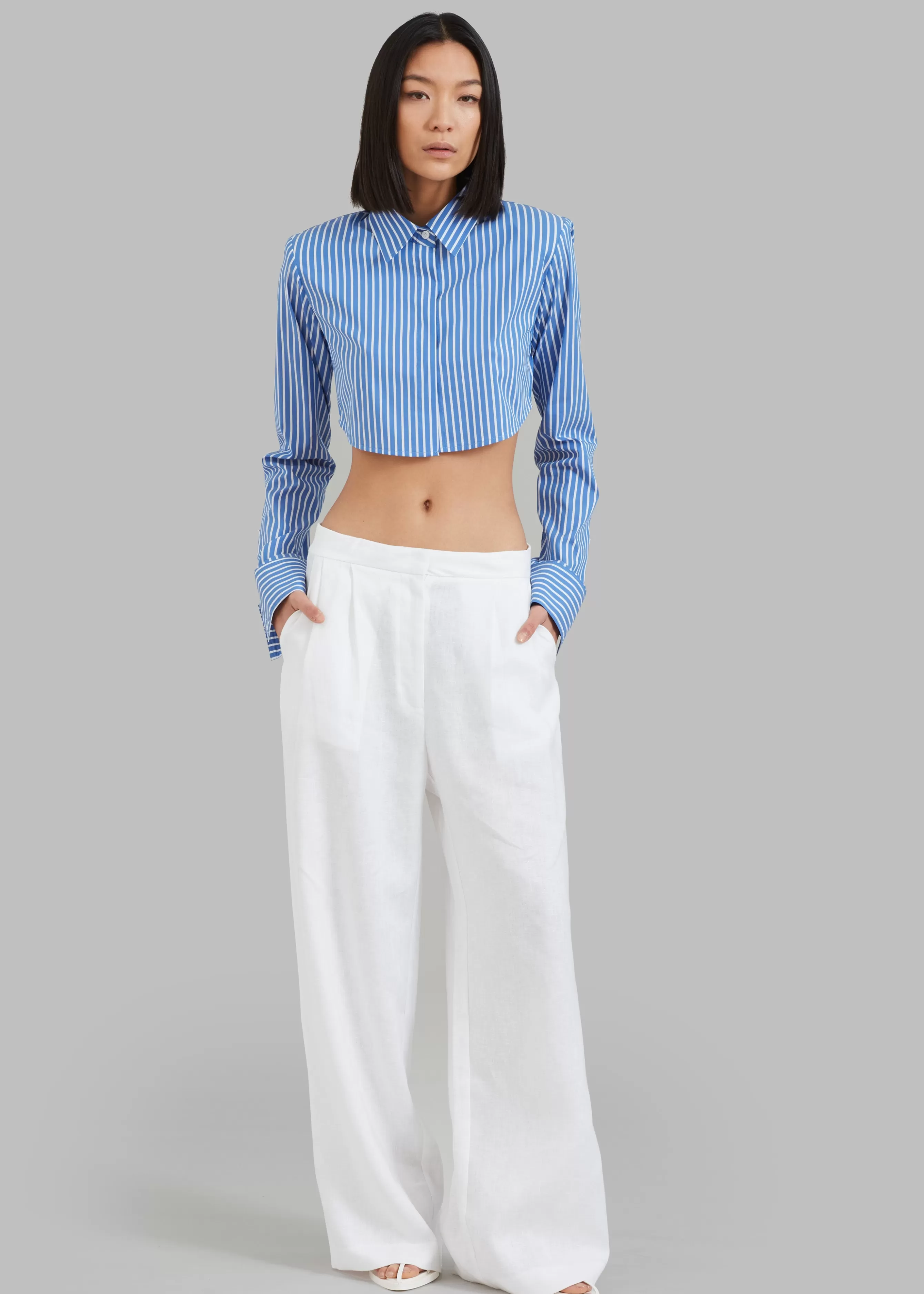 Women The Frankie Shop Phoenix Cropped Shirt