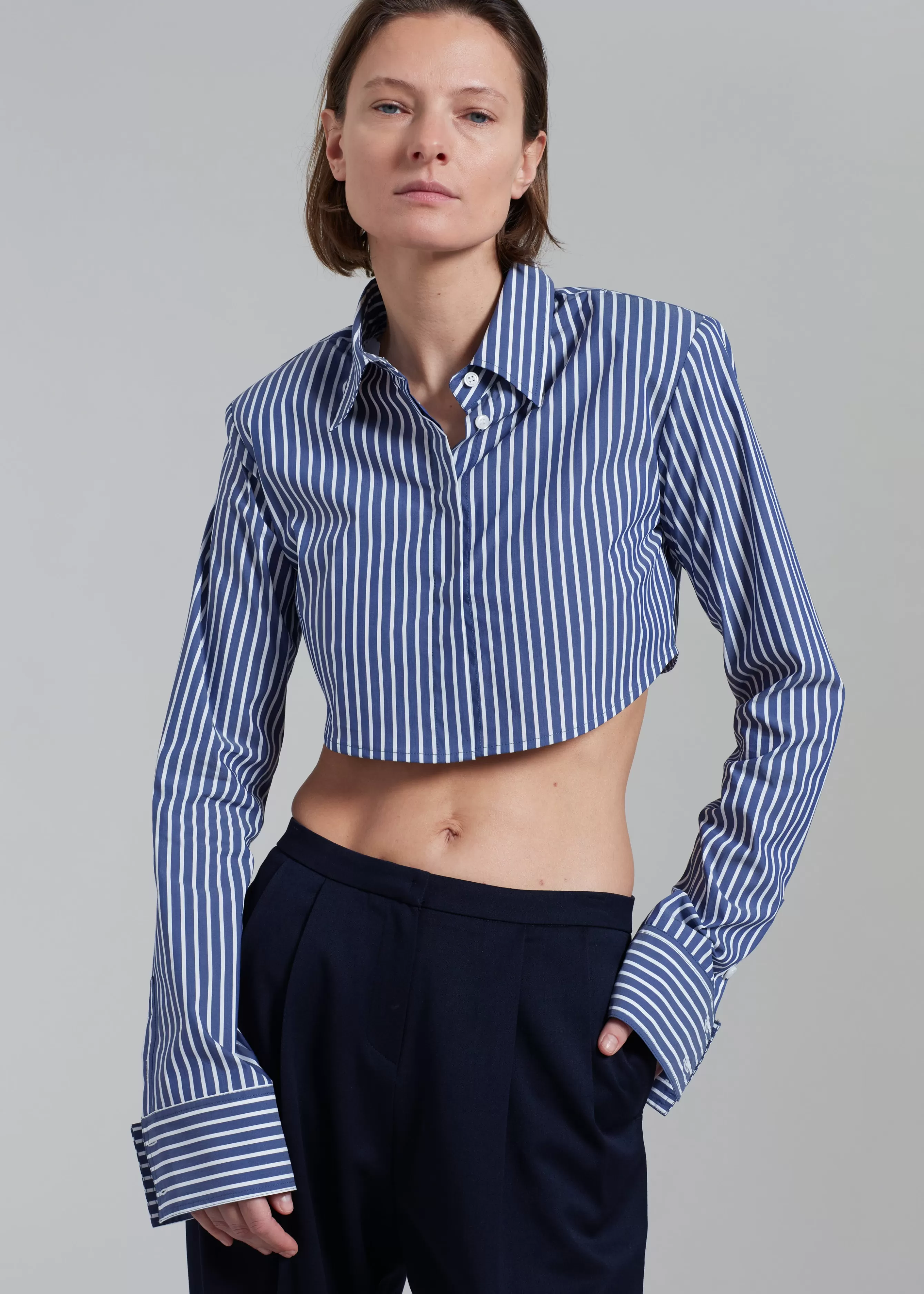 Women The Frankie Shop Phoenix Cropped Shirt