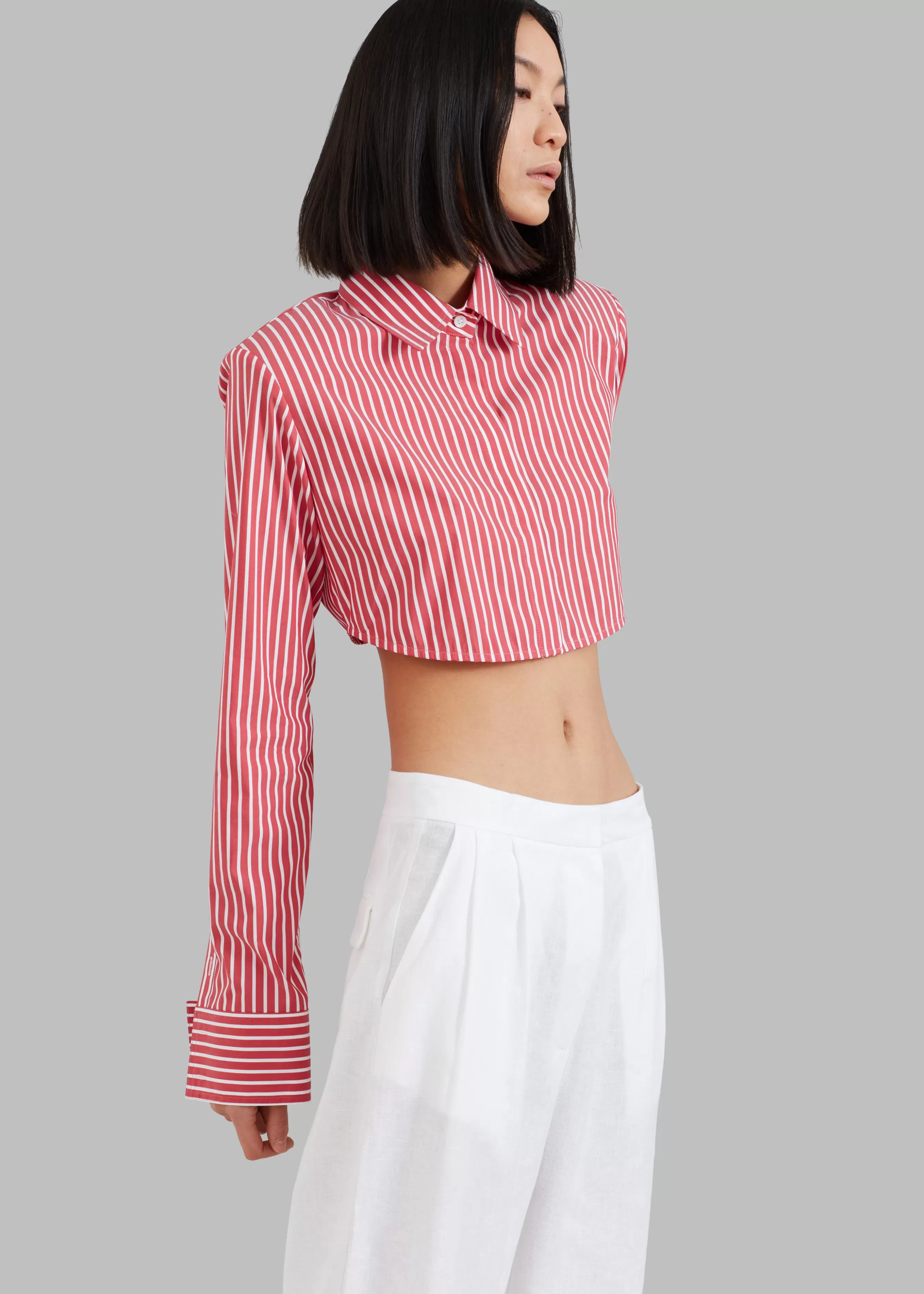 Women The Frankie Shop Phoenix Cropped Shirt