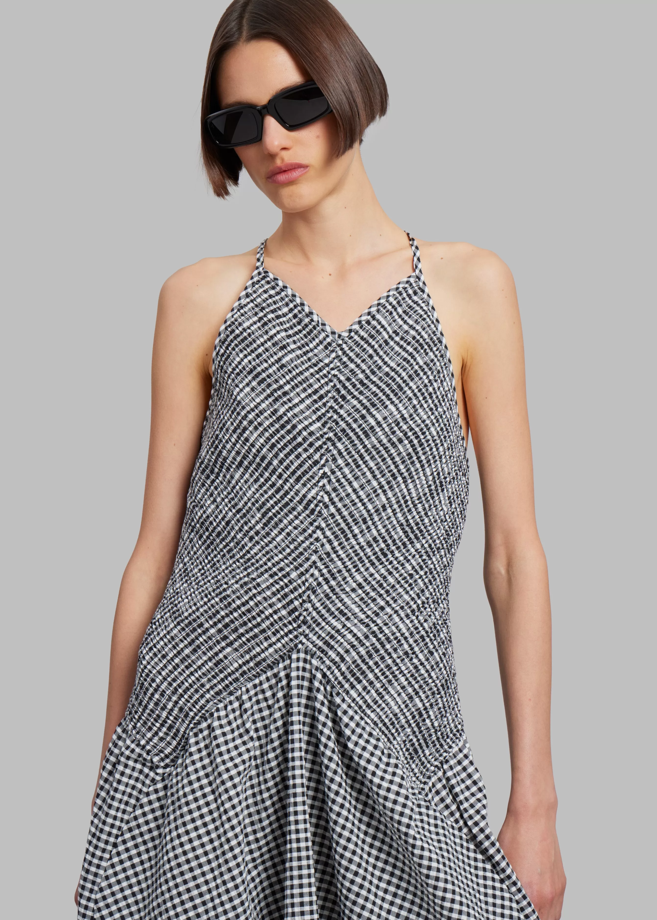 Women The Frankie Shop Proenza Schouler White Label Gingham Seersucker Smocked Dress