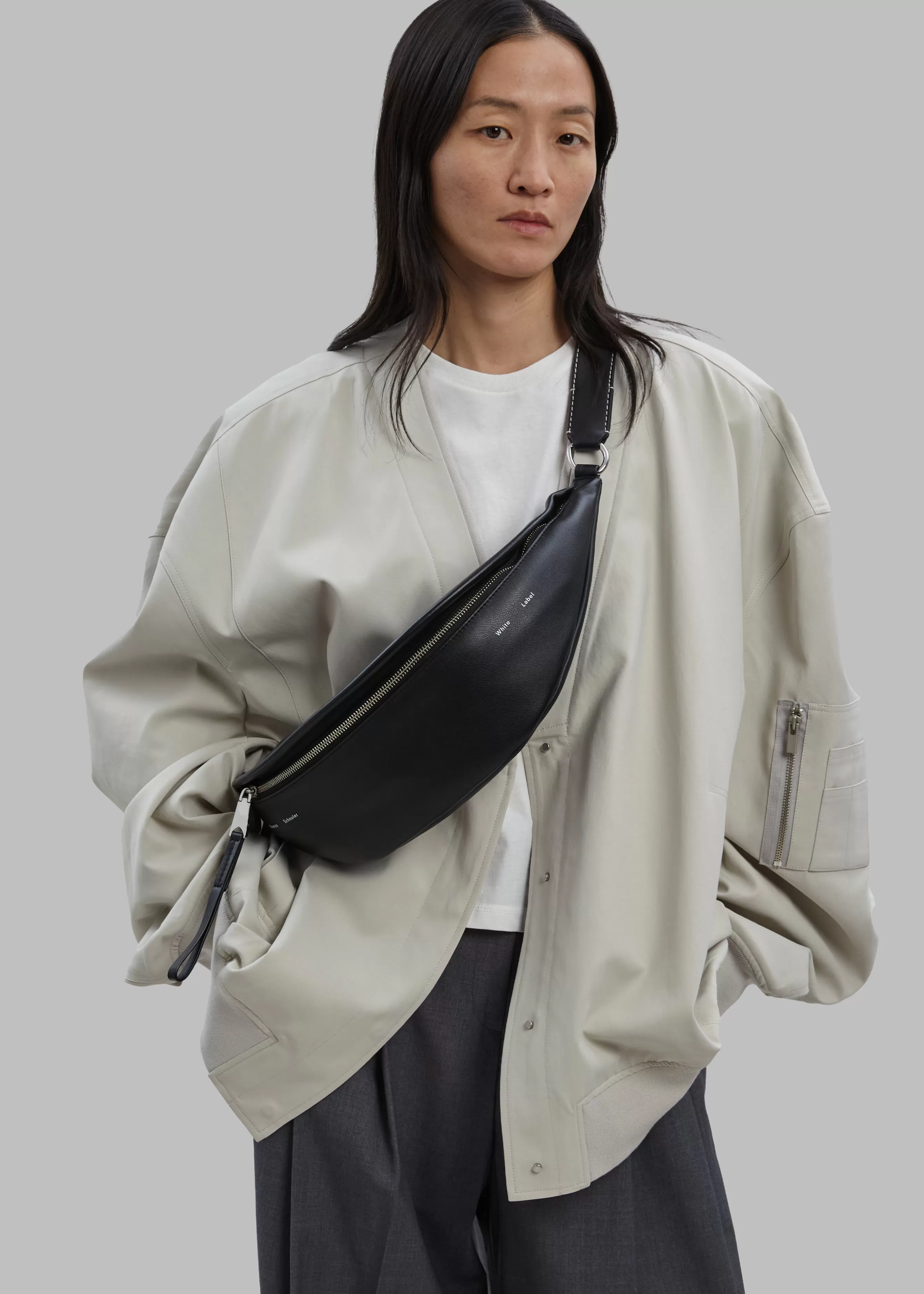 Women The Frankie Shop Proenza Schouler White Label Stanton Leather Sling Bag