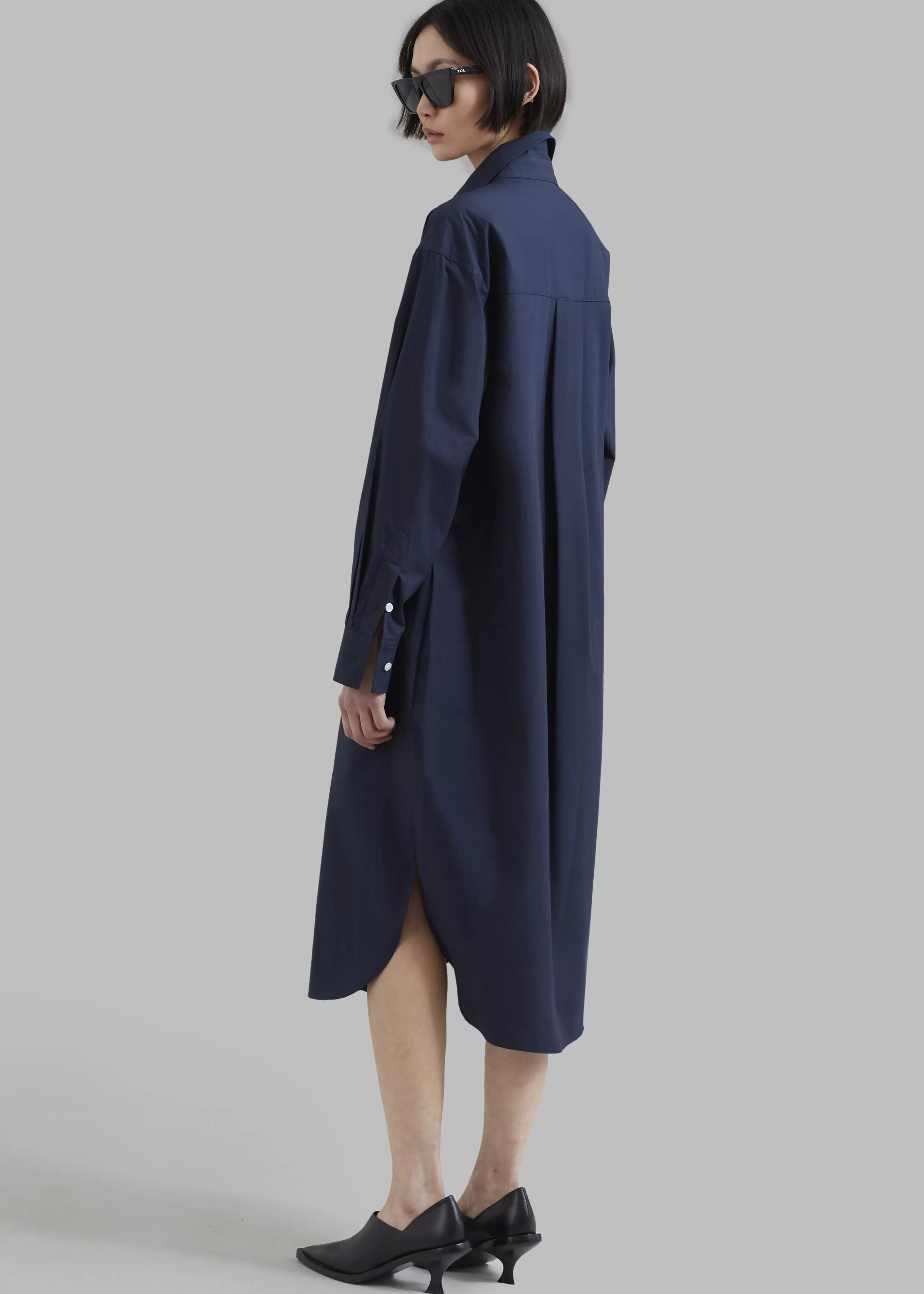 Women The Frankie Shop Raven Pocket Shirt Dress