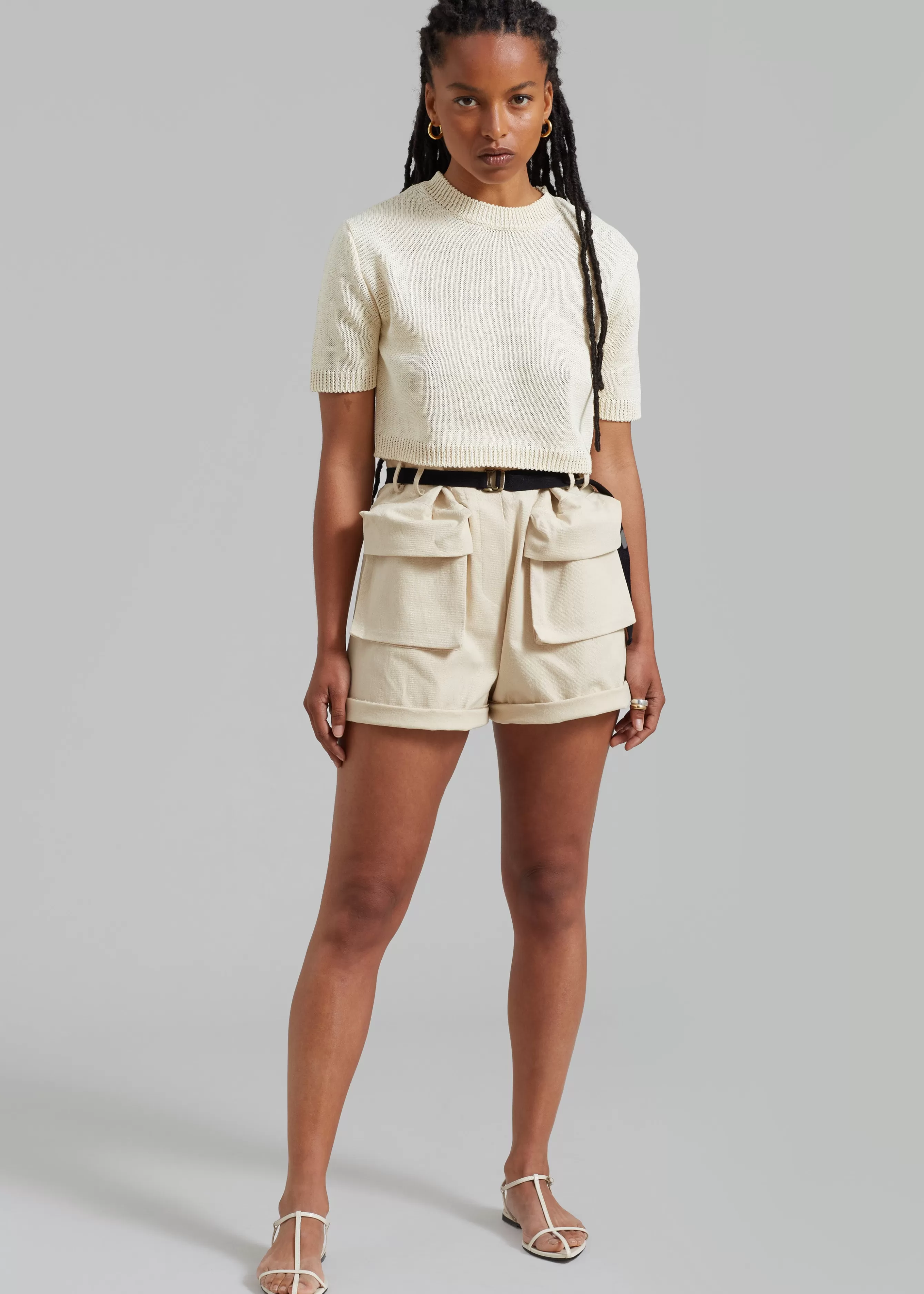 Women The Frankie Shop Raye Cargo Shorts