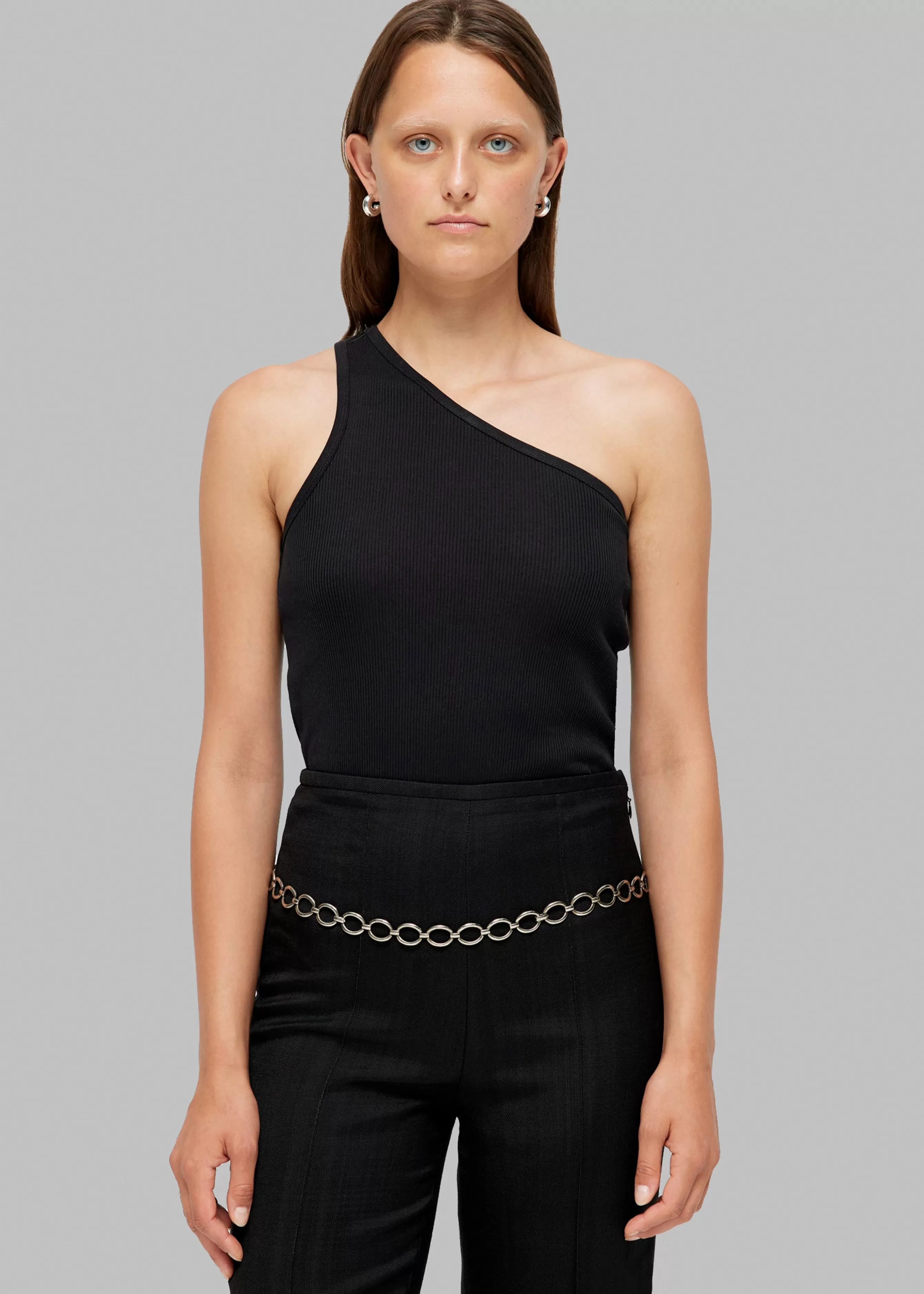 Women The Frankie Shop Rohe Asymmetric Rib Top