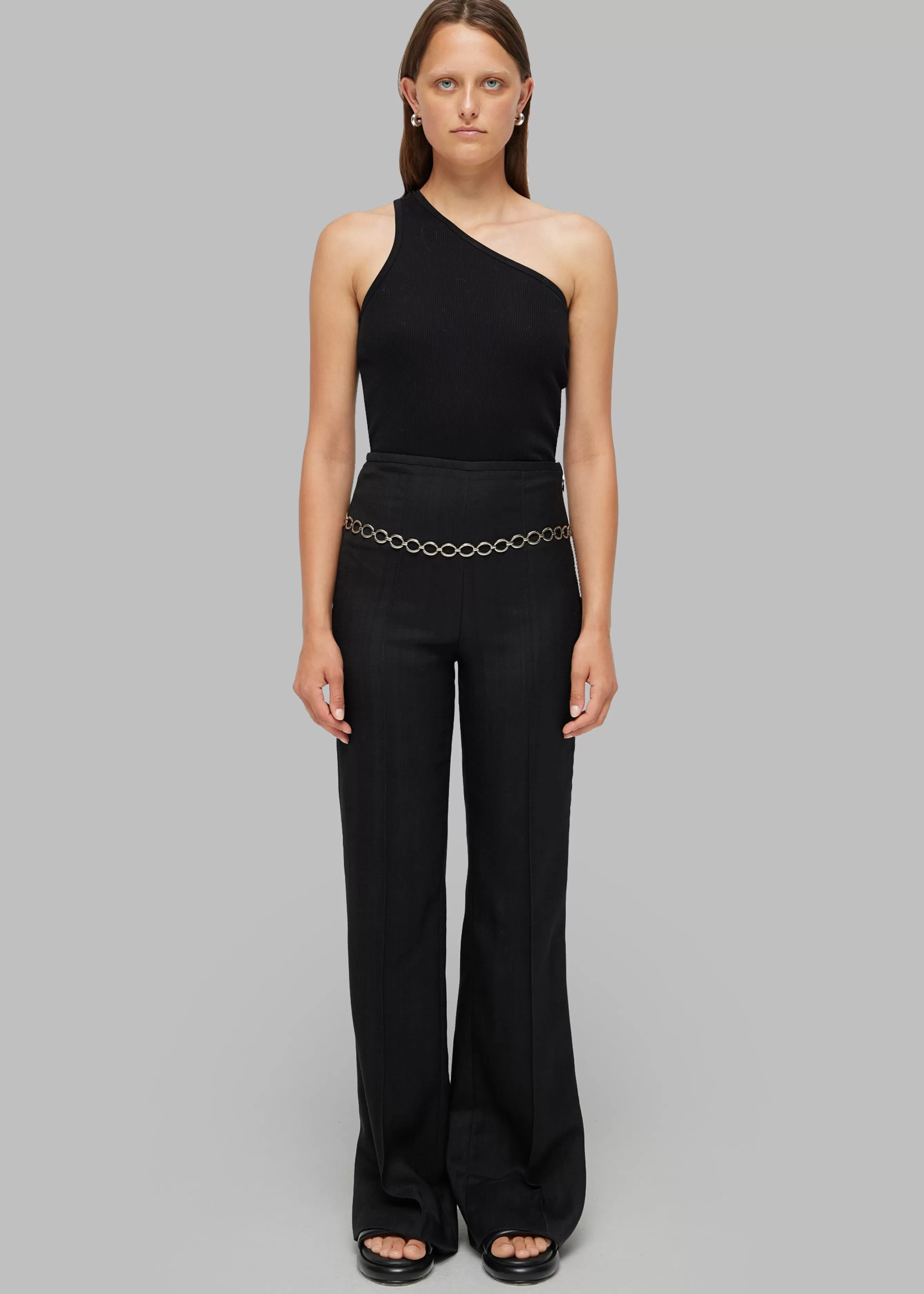 Women The Frankie Shop Rohe Asymmetric Rib Top