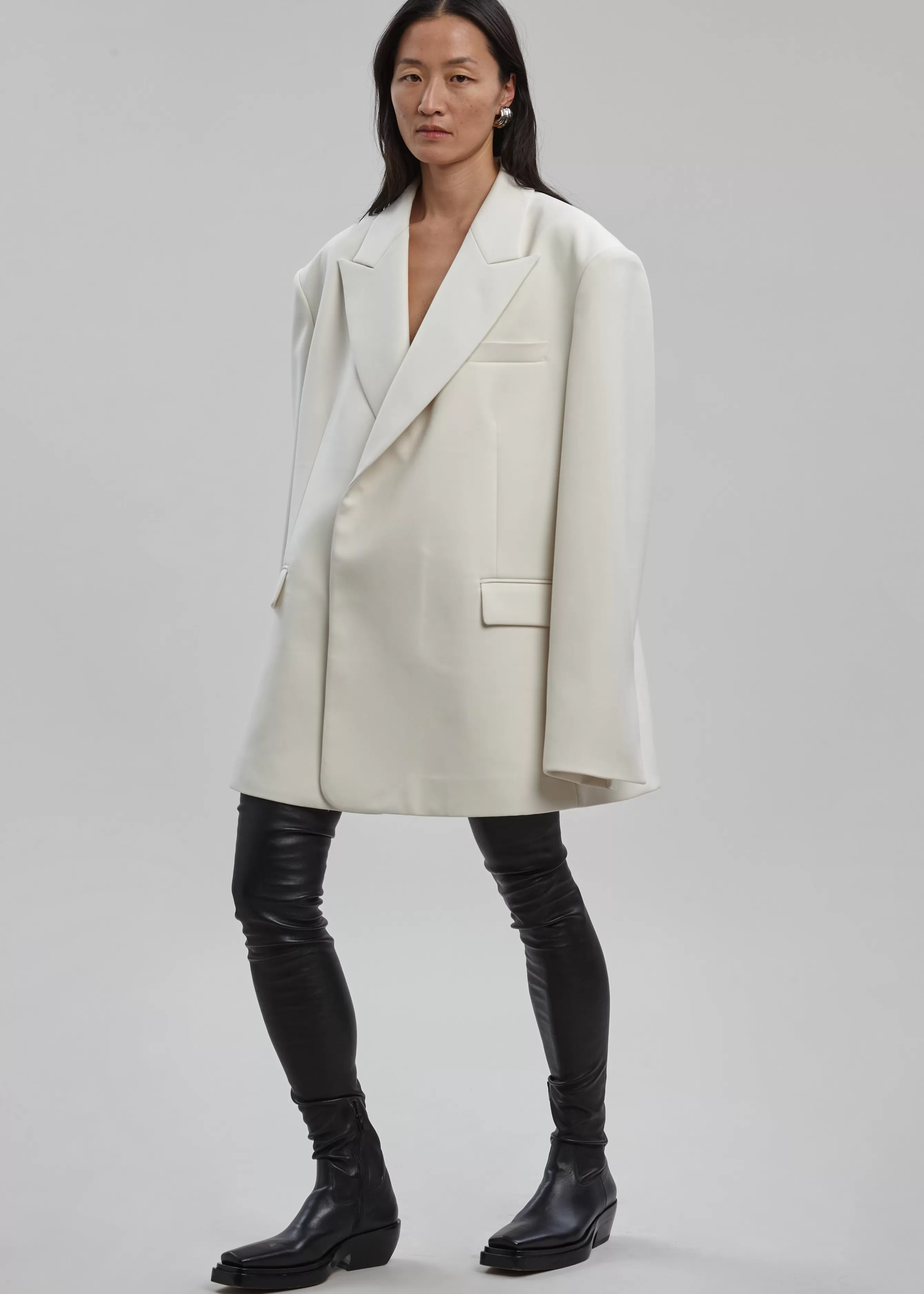 Women The Frankie Shop Sadie Oversized Double Breasted Blazer