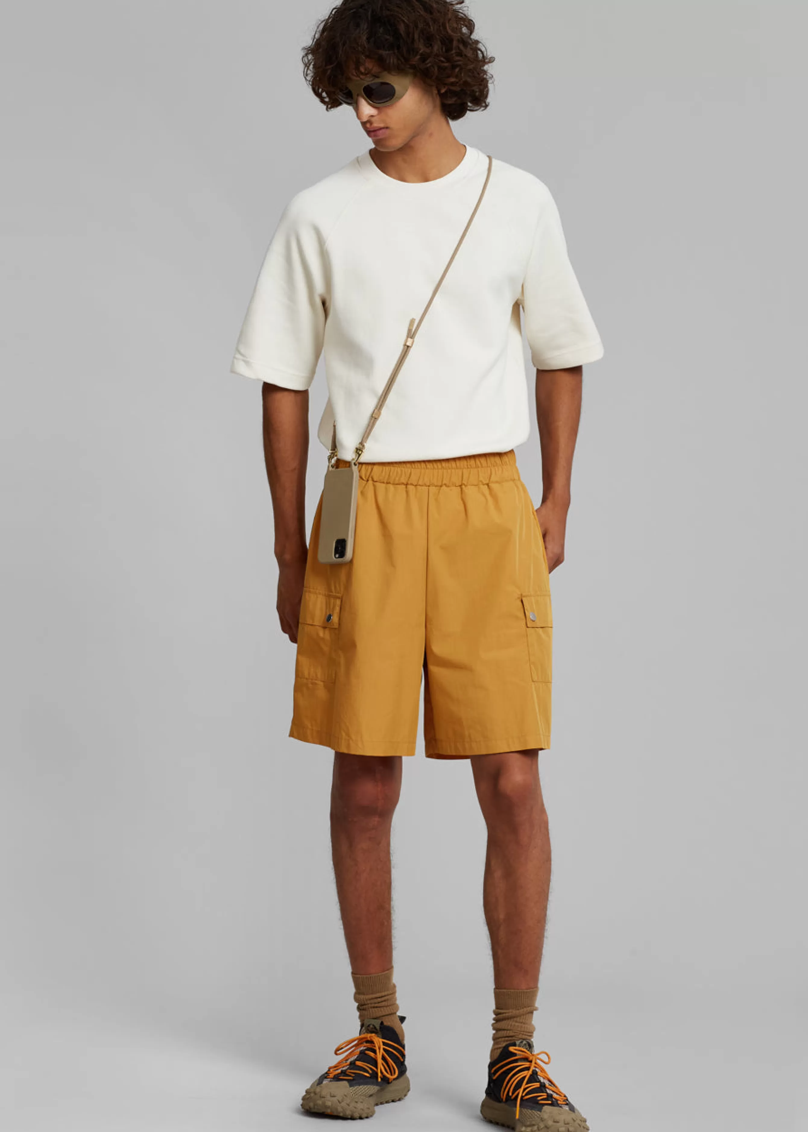 Men The Frankie Shop Spence Nylon Shorts