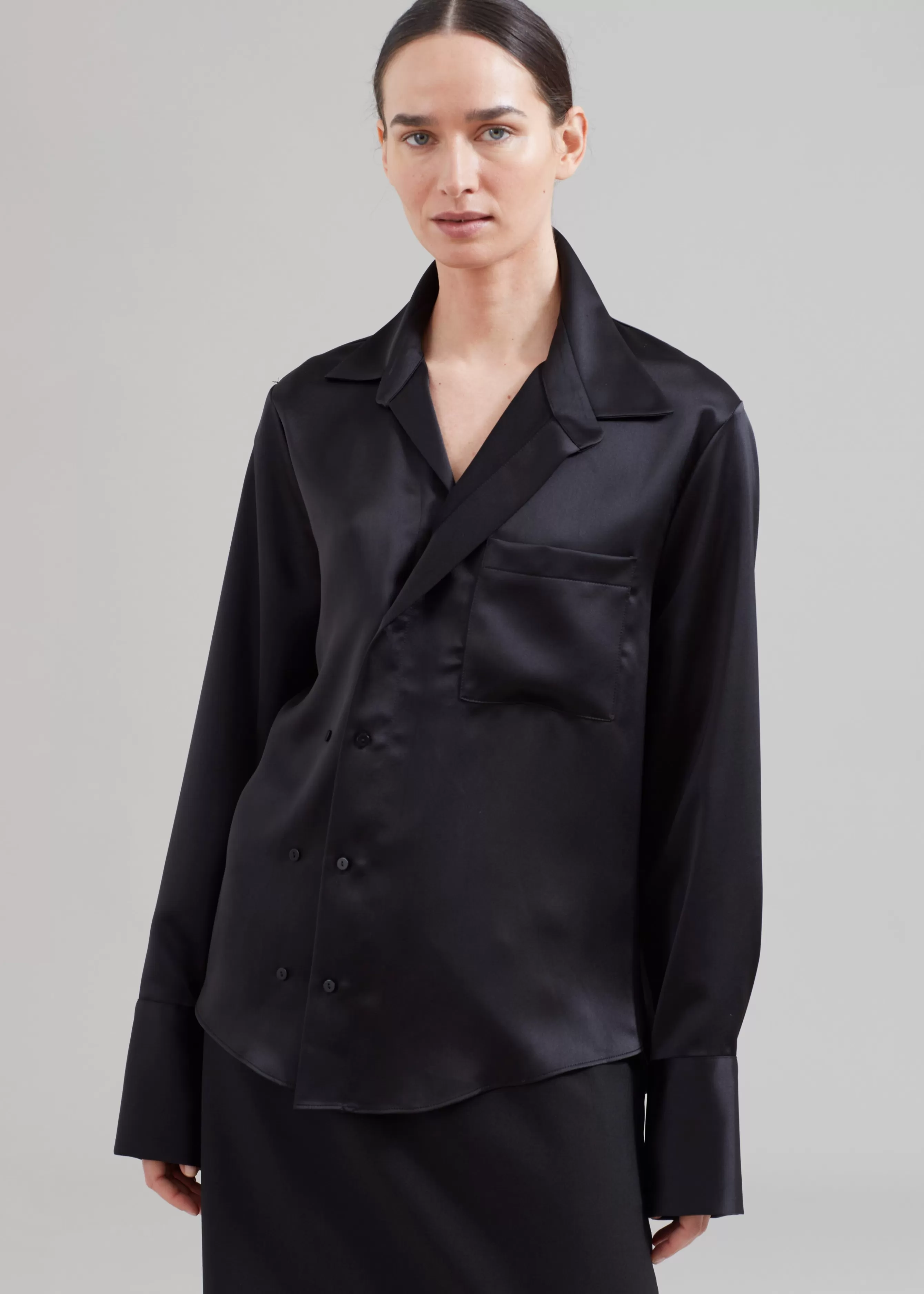 Women The Frankie Shop Sree Silky Shirt