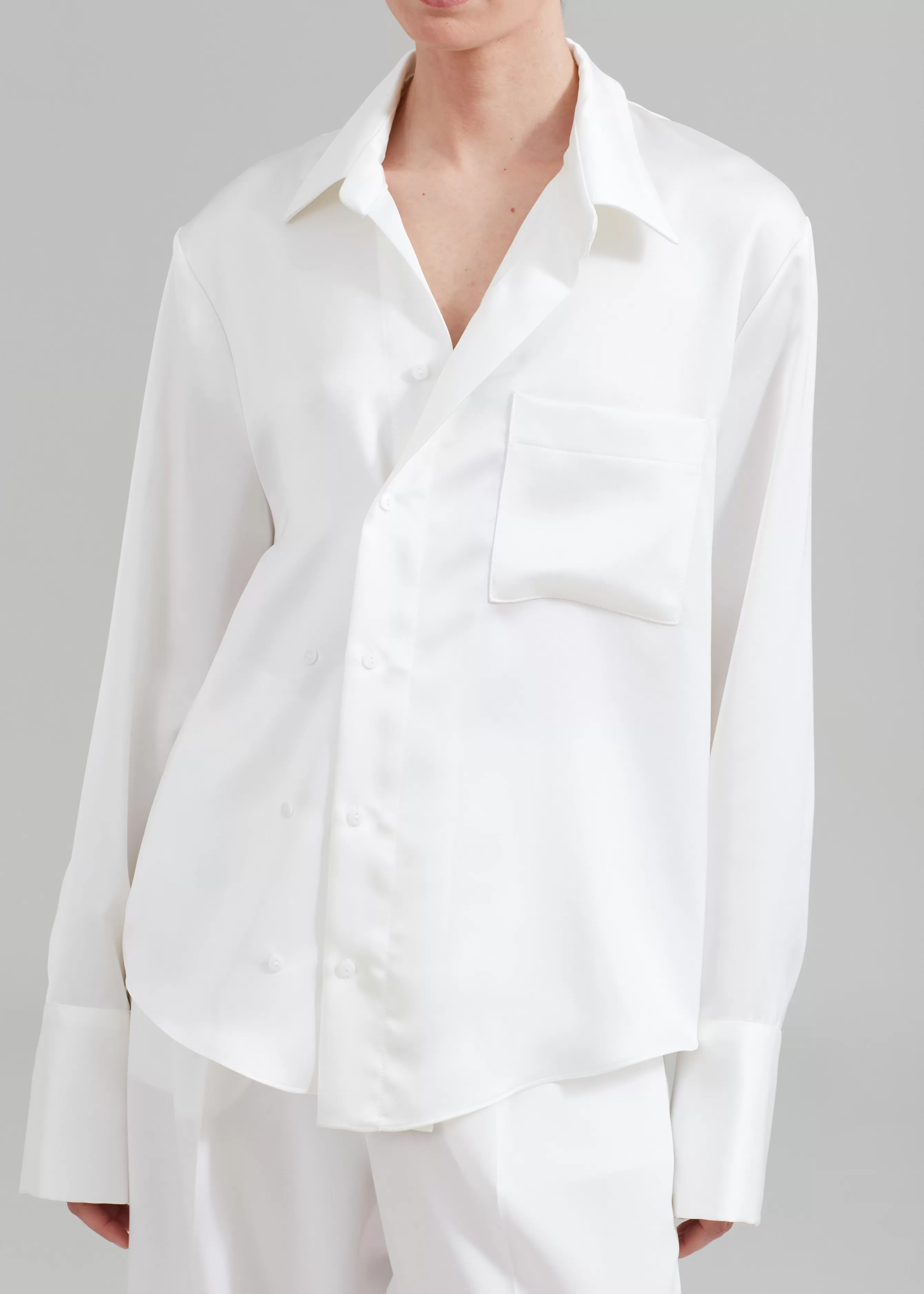 Women The Frankie Shop Sree Silky Shirt