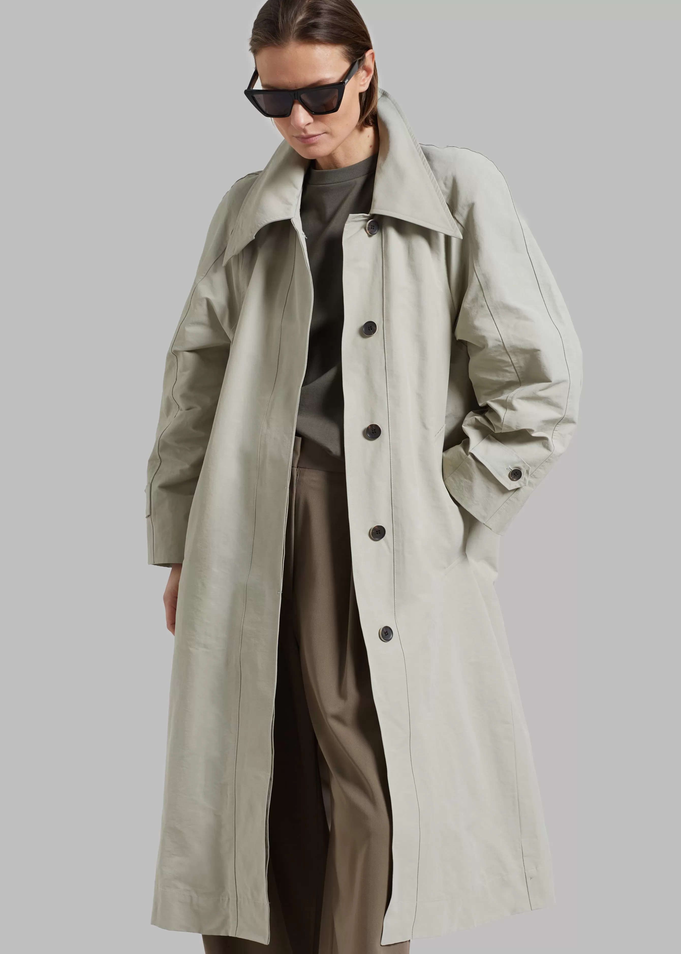 Women The Frankie Shop Tal Trench Coat