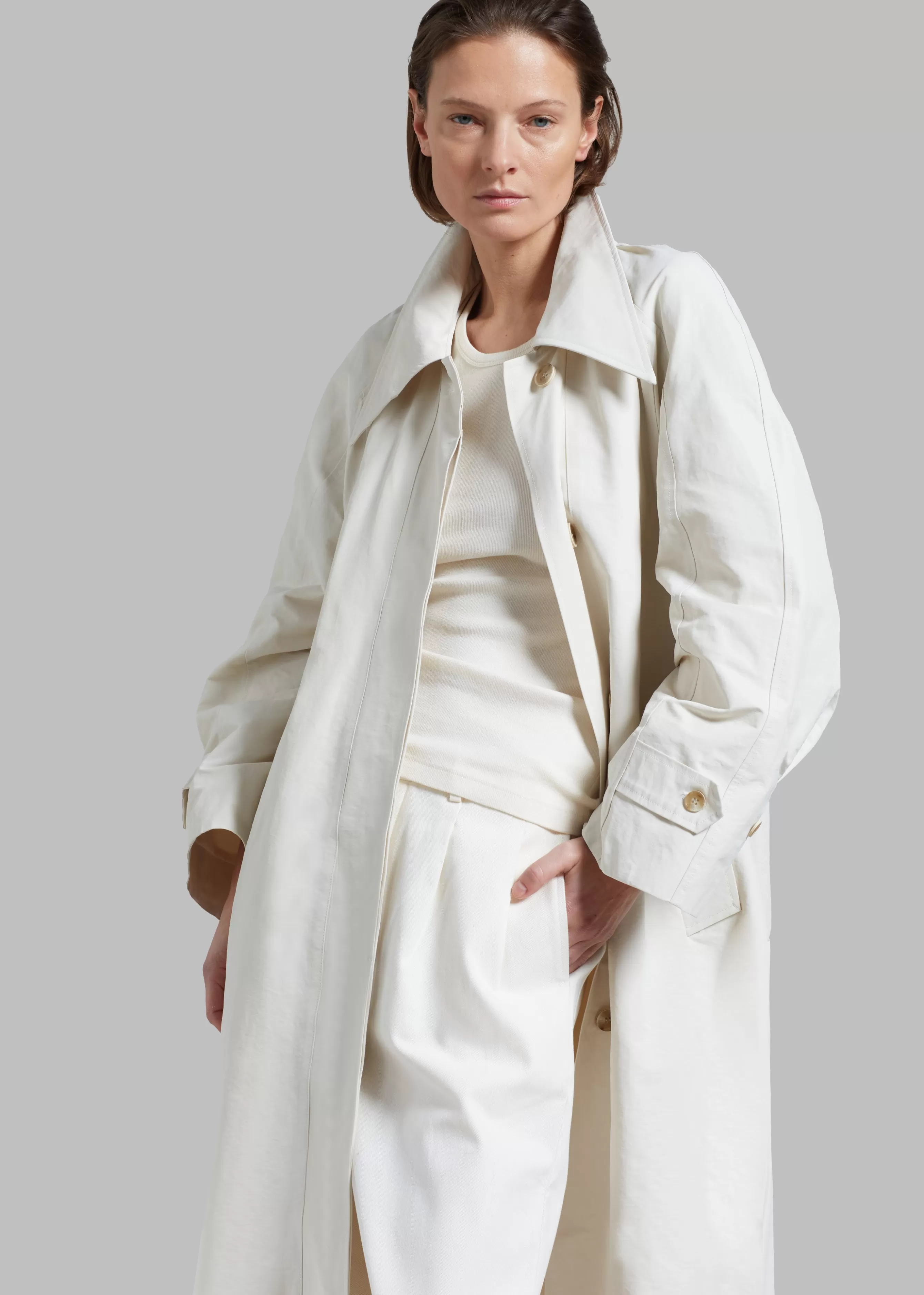 Women The Frankie Shop Tal Trench Coat