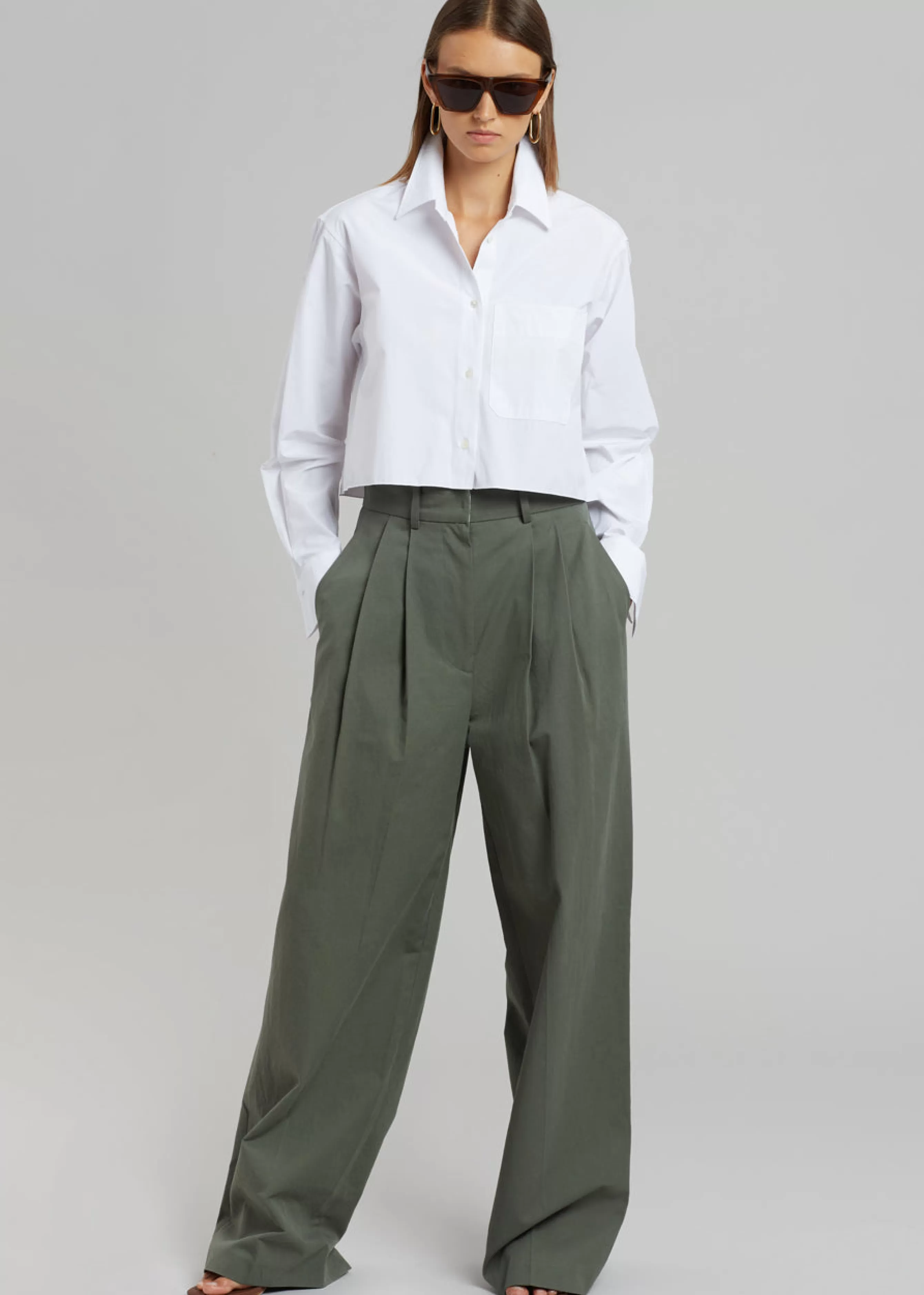 Women The Frankie Shop Tansy Cotton Pants