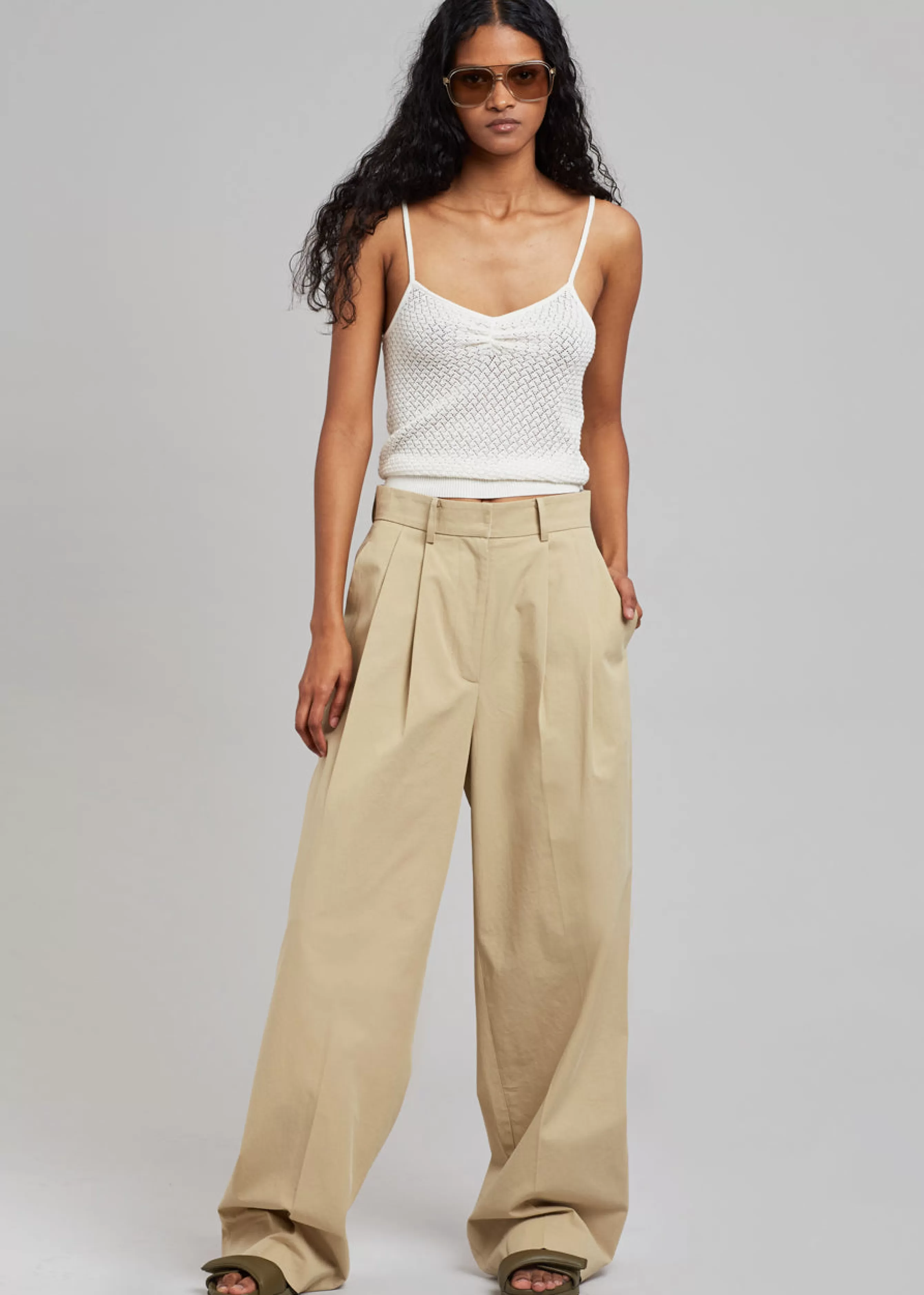 Women The Frankie Shop Tansy Cotton Pants