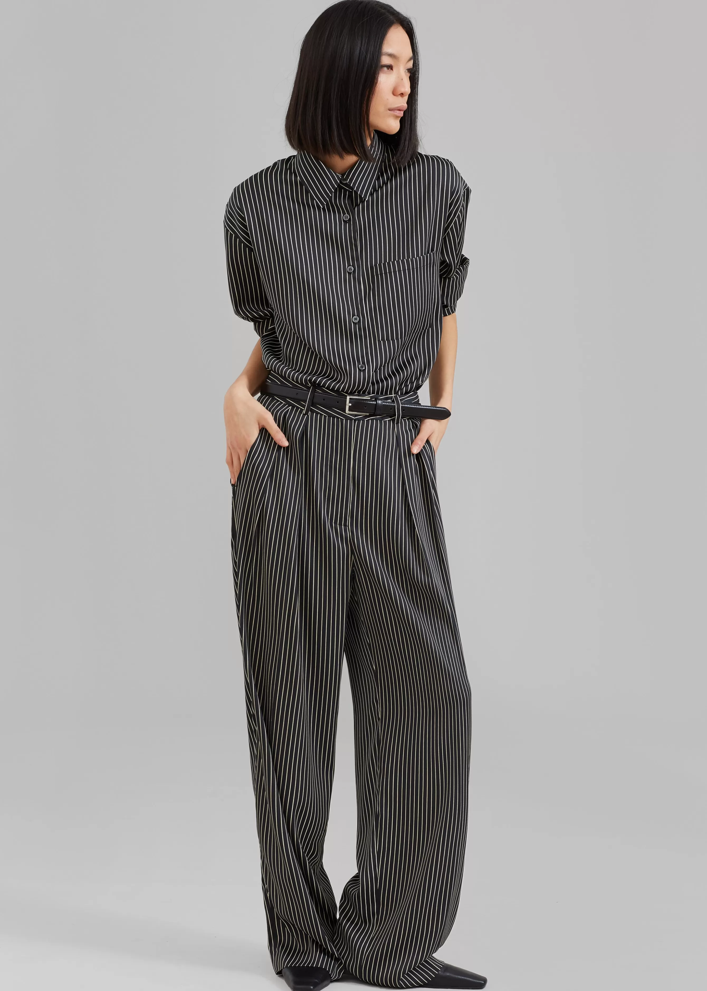 Women The Frankie Shop Tansy Satin Pants