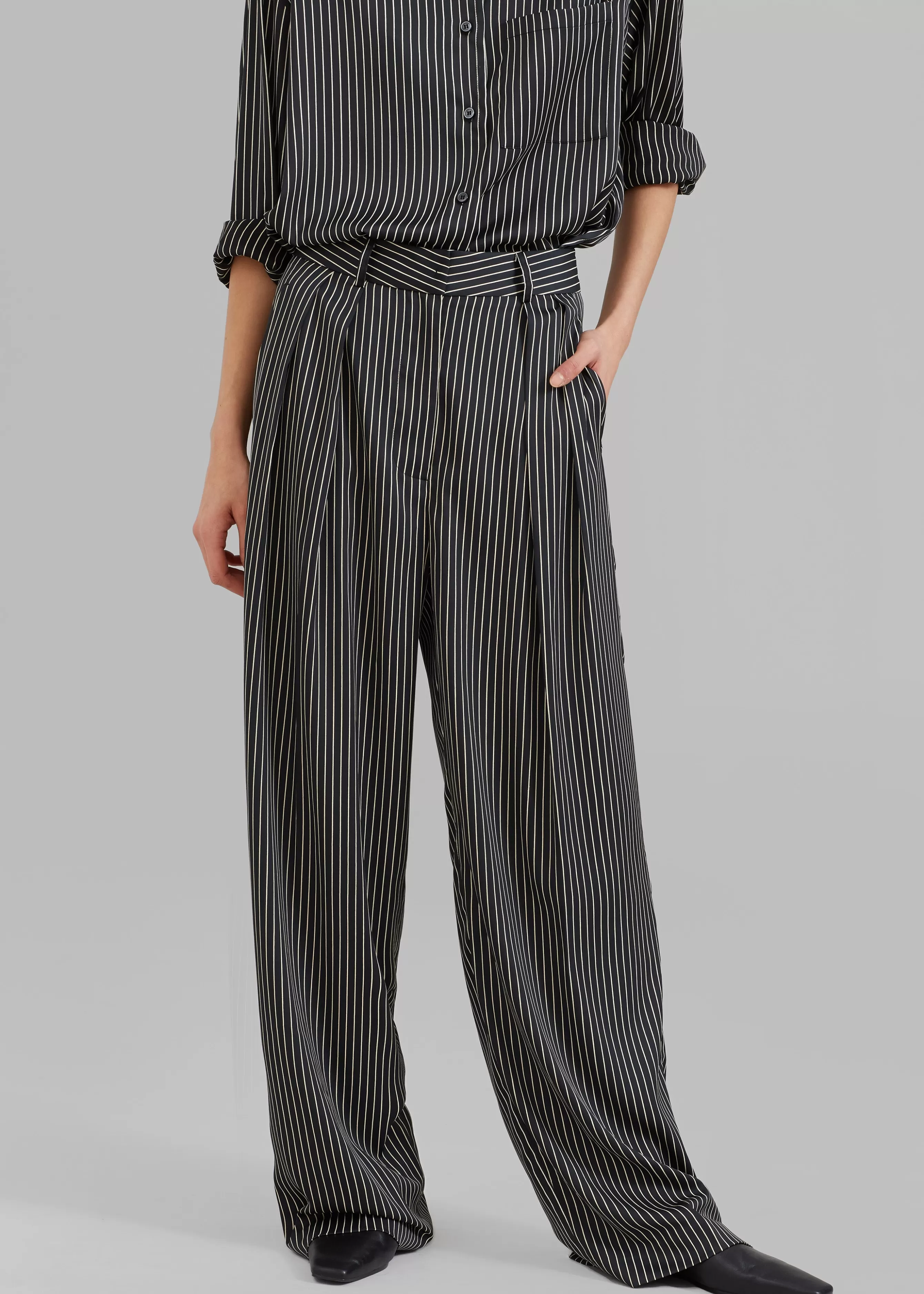 Women The Frankie Shop Tansy Satin Pants