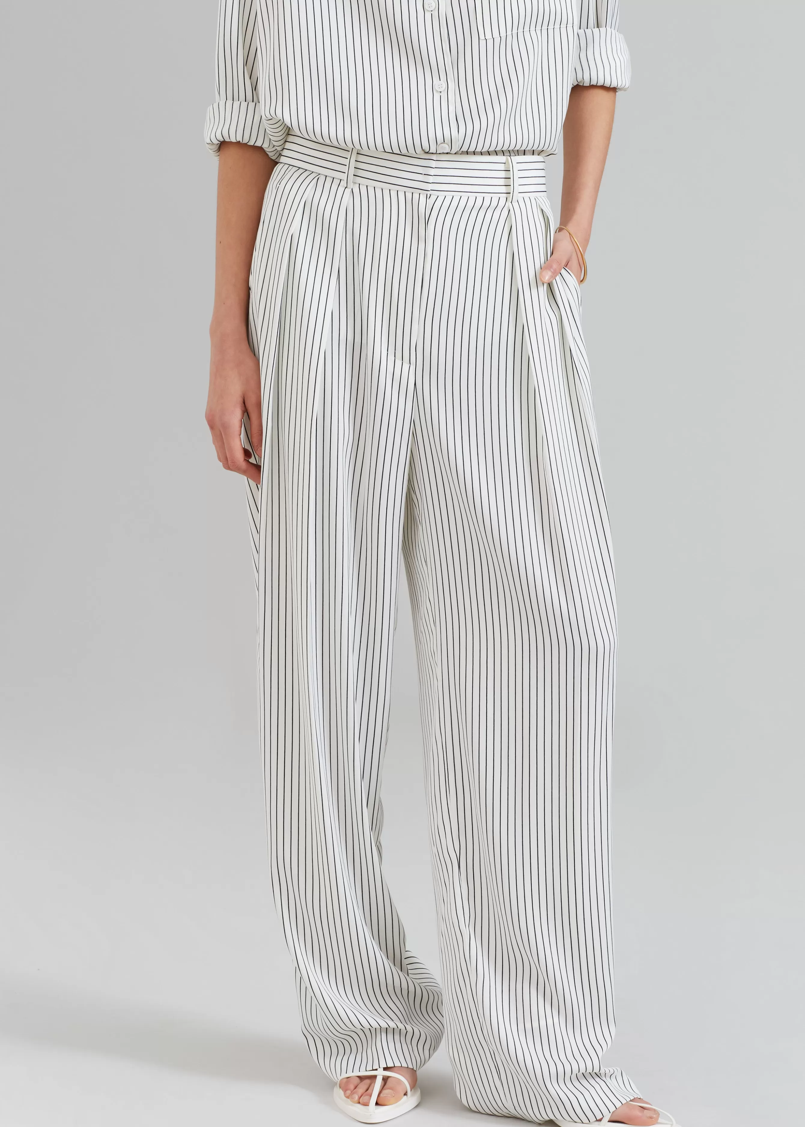 Women The Frankie Shop Tansy Satin Pants