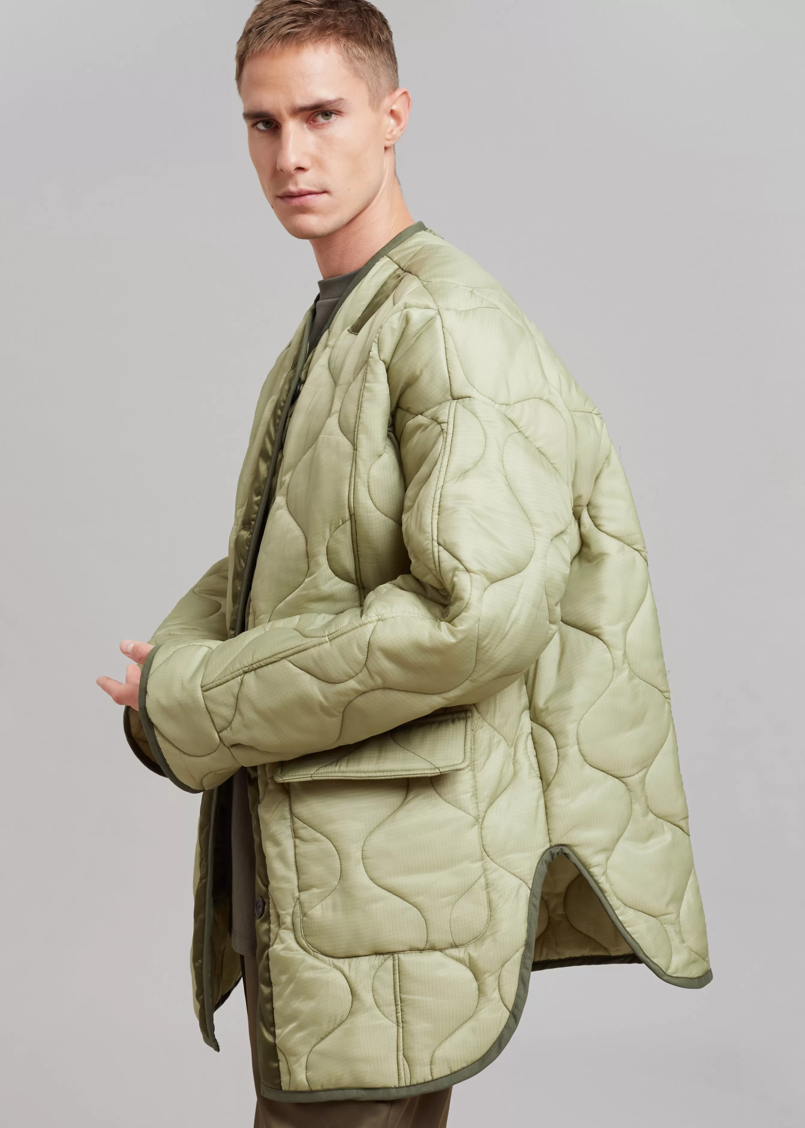 Men The Frankie Shop Ted Quilted Jacket