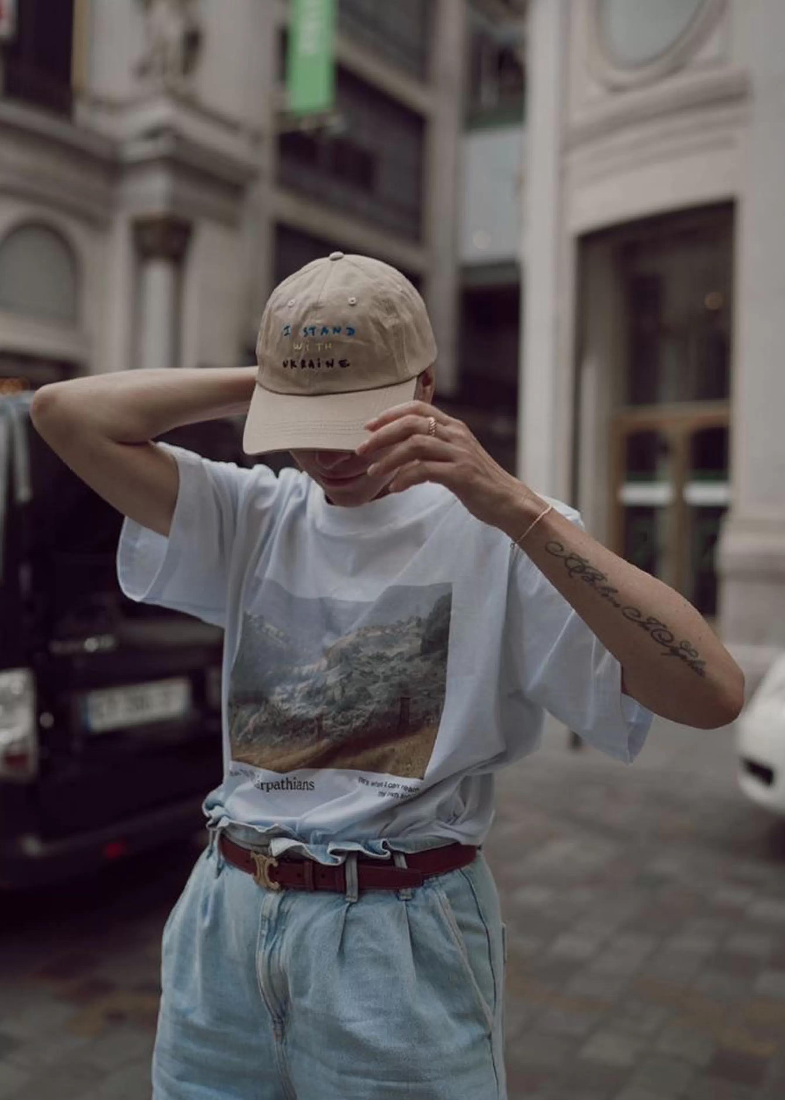 Men The Frankie Shop X Thomas Lelu Stand Baseball Cap